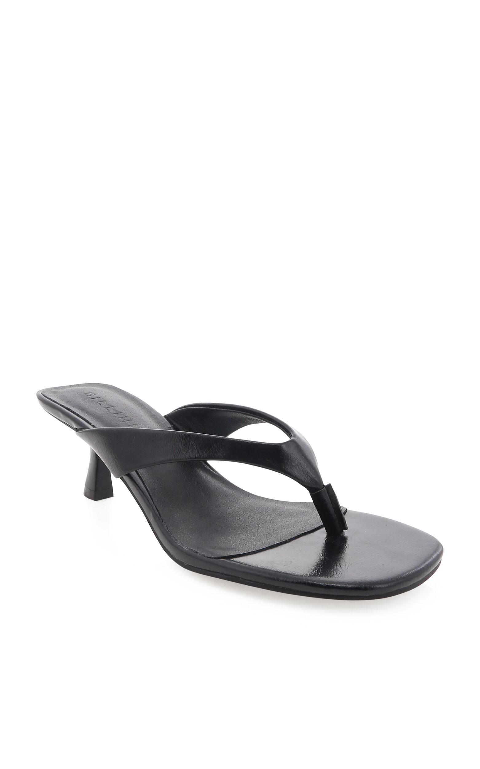 Billini - Niesha Heels in Black Shine Product Image