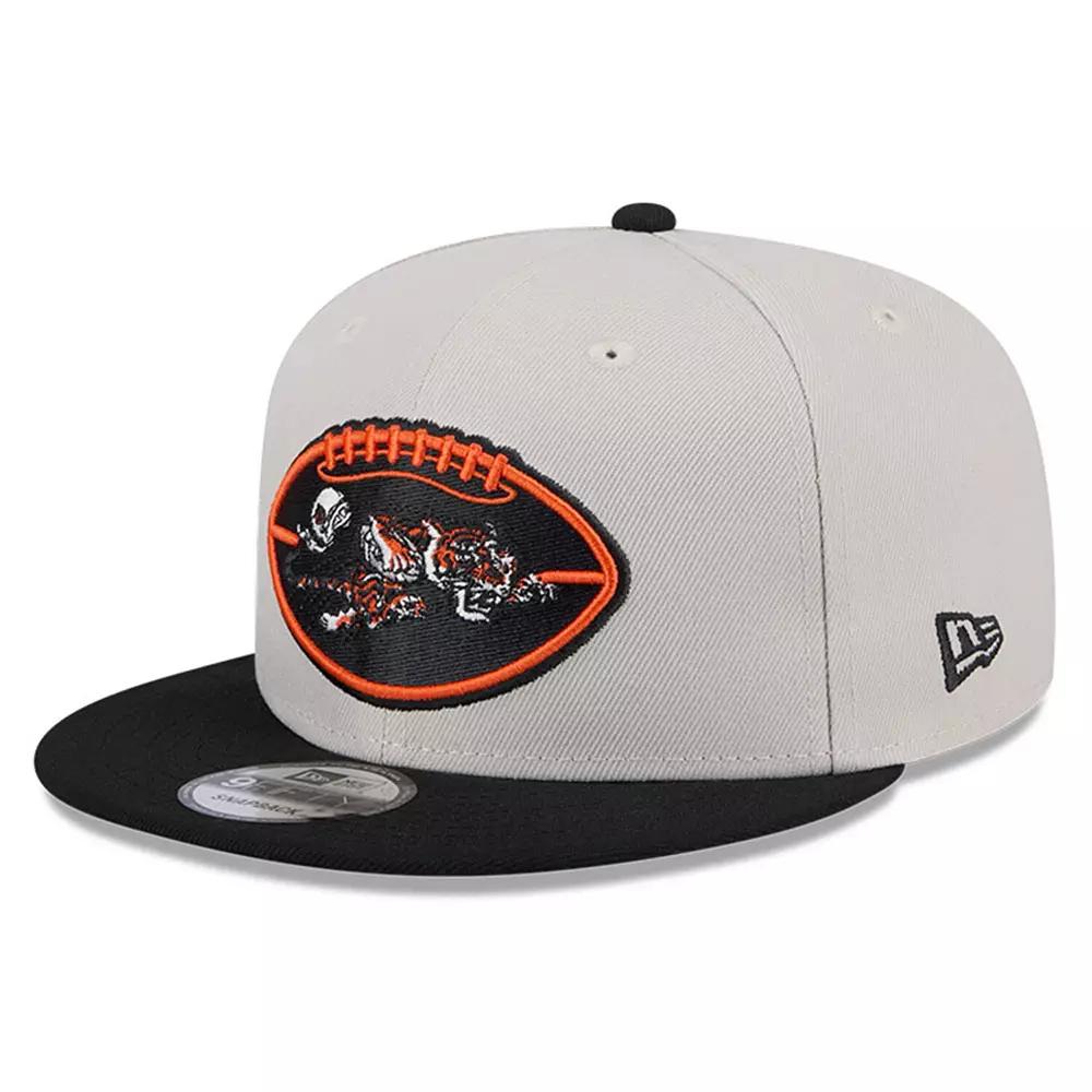 Men's New Era Stone/Black Cincinnati Bengals 2024 Sideline Historic 9FIFTY Snapback Hat, Team Product Image