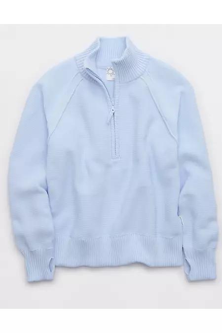 OFFLINE By Aerie Cool Down Quarter Zip Sweater Women's Product Image
