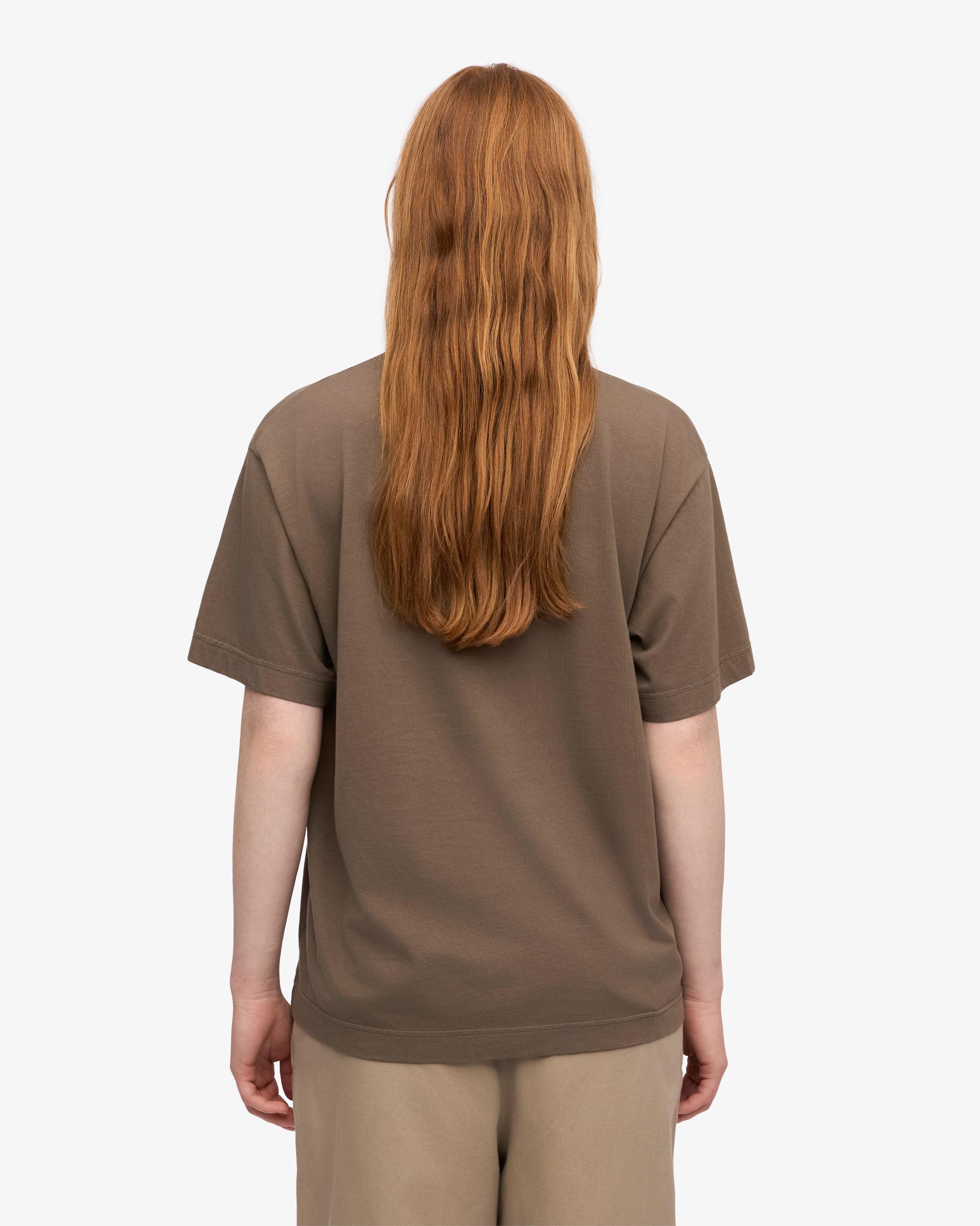 Oversized Organic T-Shirt - Cedar Brown Product Image