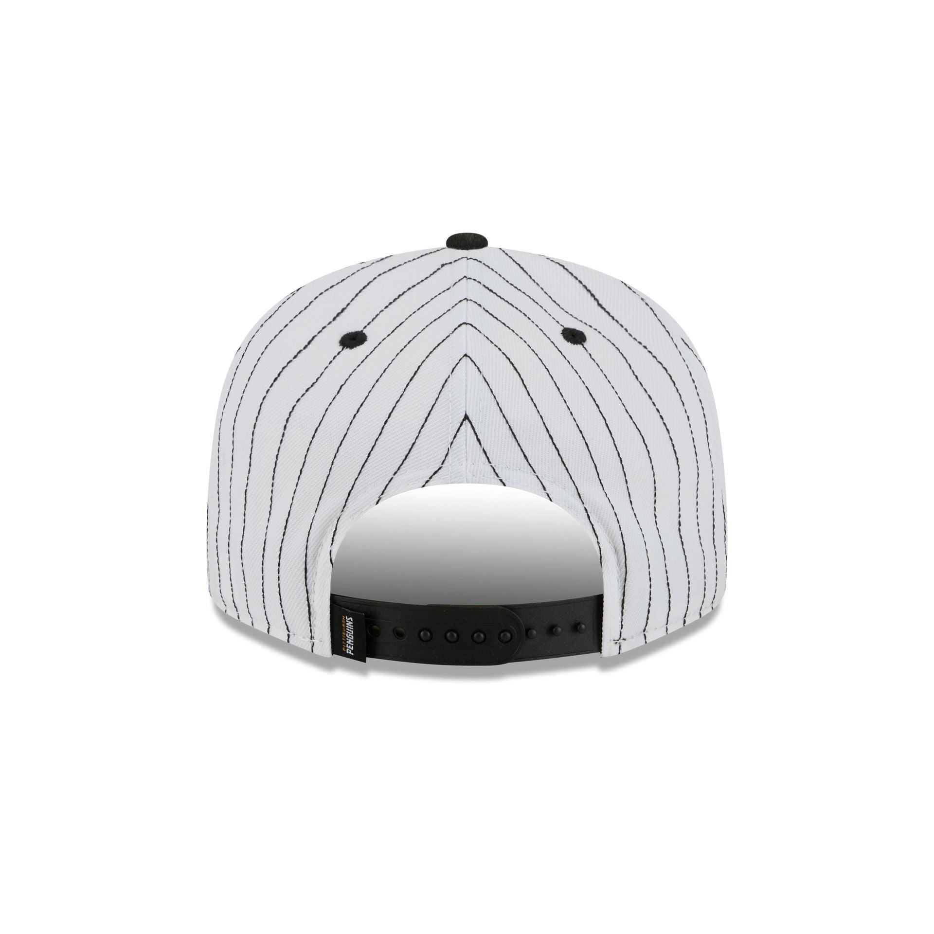 Pittsburgh Penguins Deceptor Pinstripe 9FIFTY Snapback Hat Male Product Image