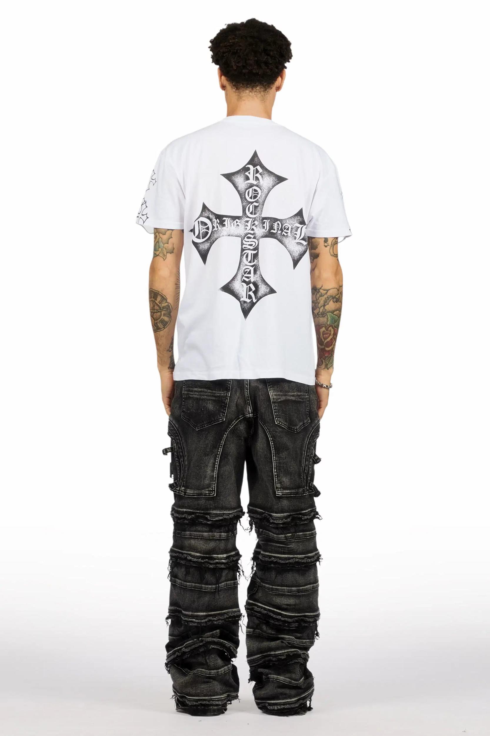 Ravi Black Puffer Jacket Male Product Image