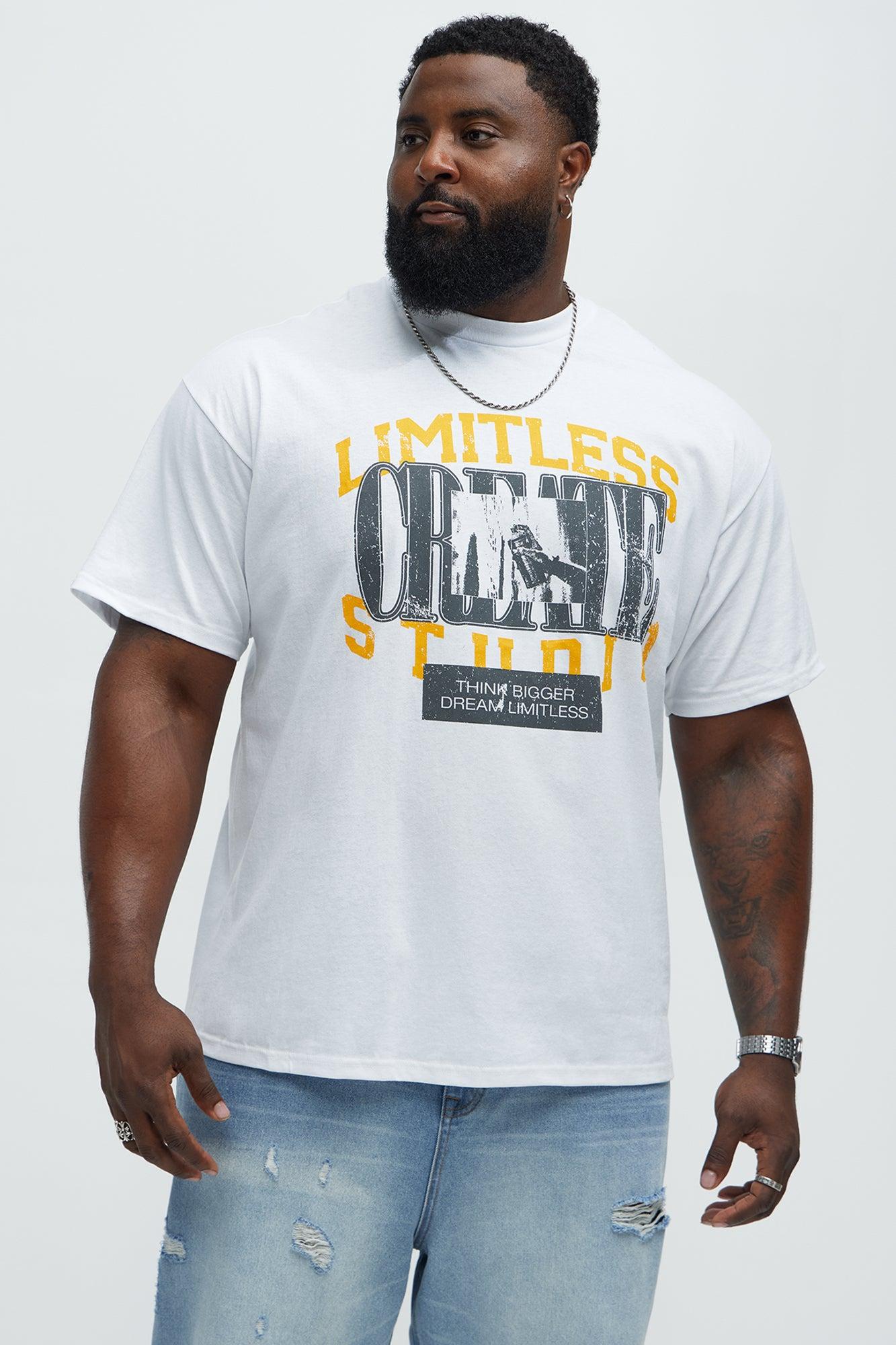 Limitless Studio Short Sleeve Tee - White Product Image