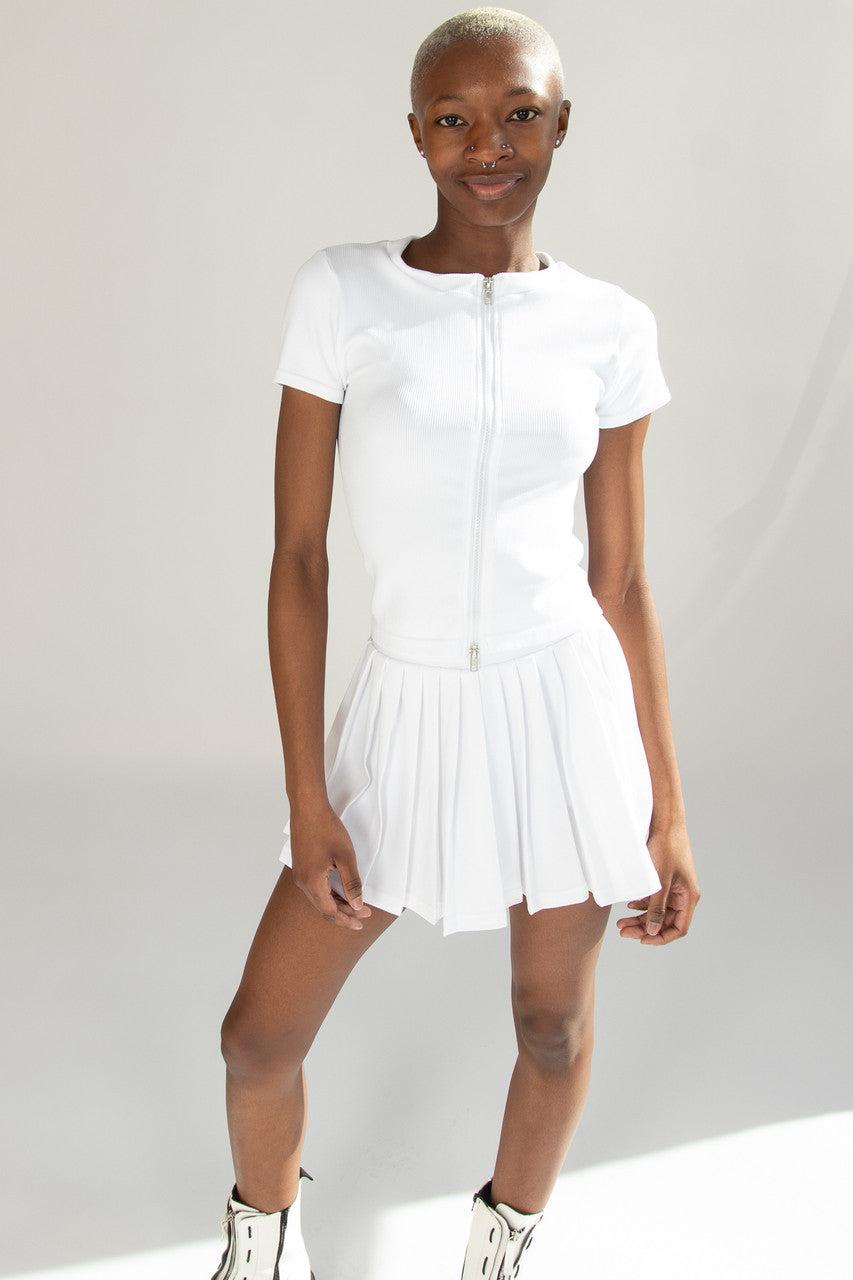 Seamless Zip Up Tee Product Image