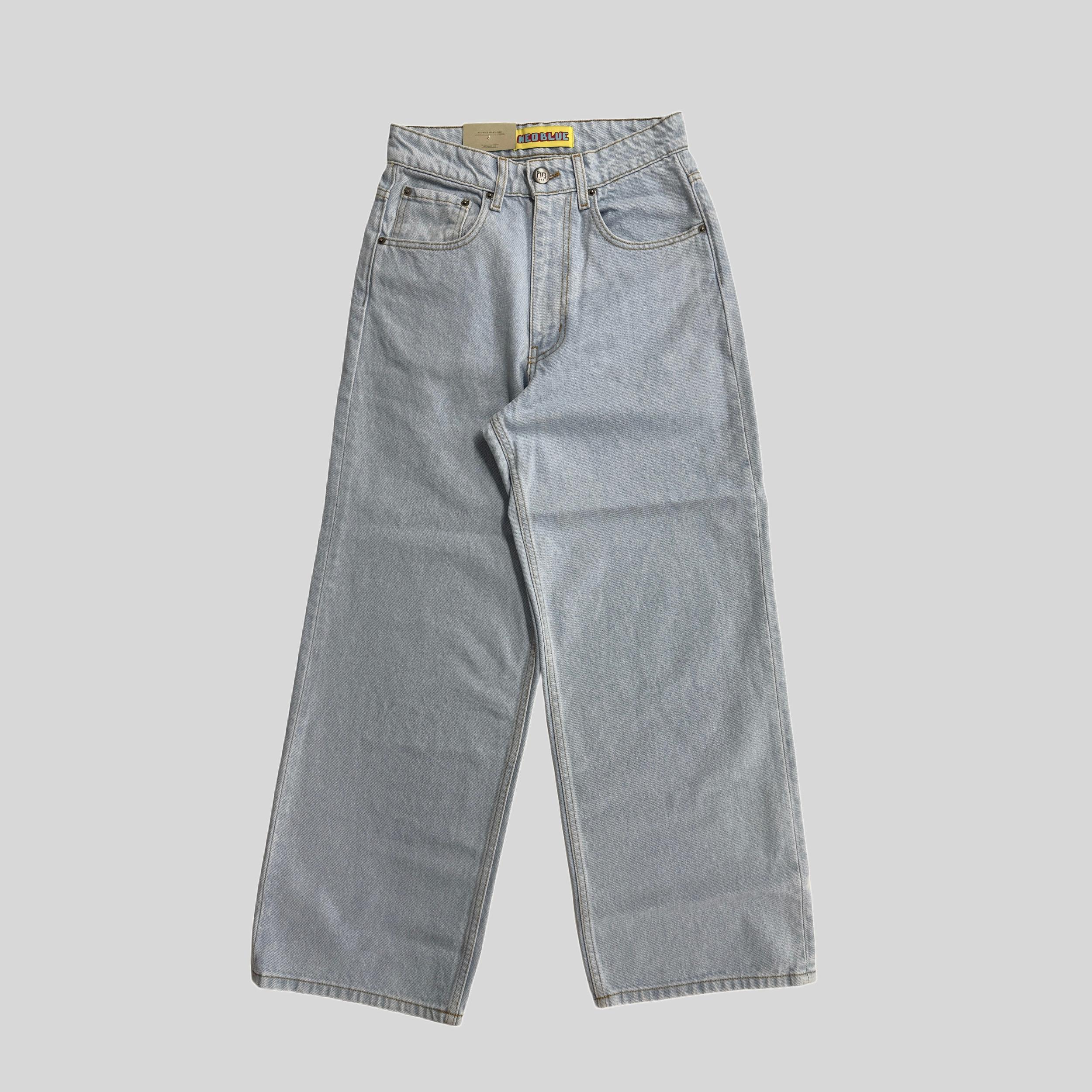 Neo Blue SUPER Baggy Jeans Male Product Image