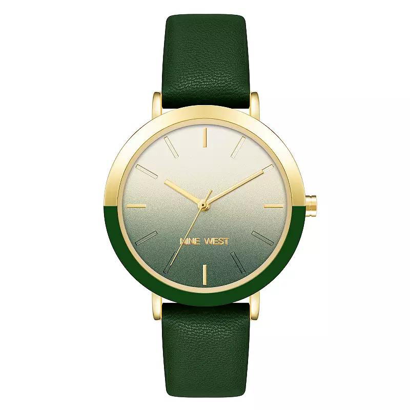 Nine West Women's Two Tone Degrade Dial Watch, Size: Medium, Rose Gold Tone Ombre Product Image