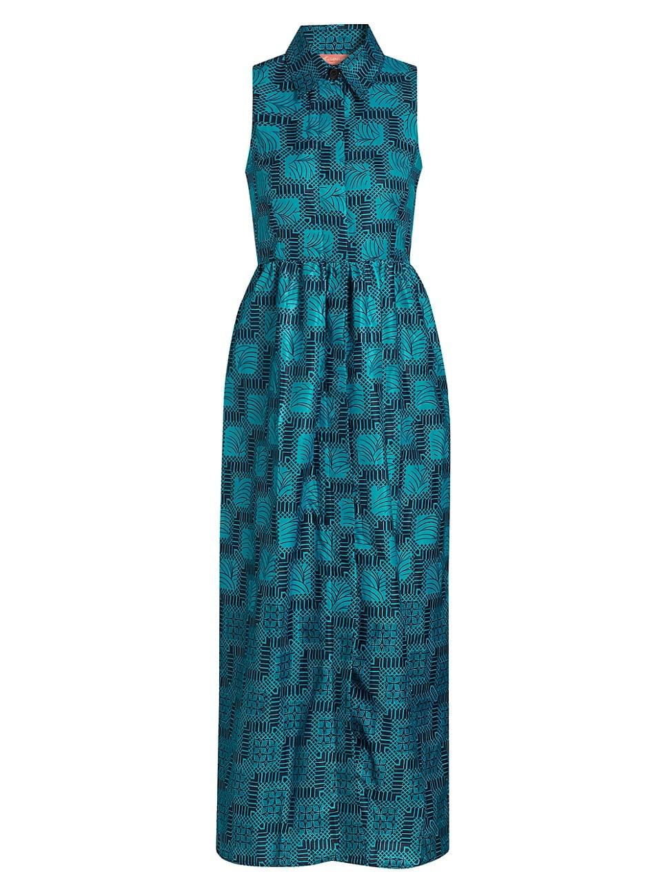 Womens Dunni Floral Cotton Shirtdress Product Image