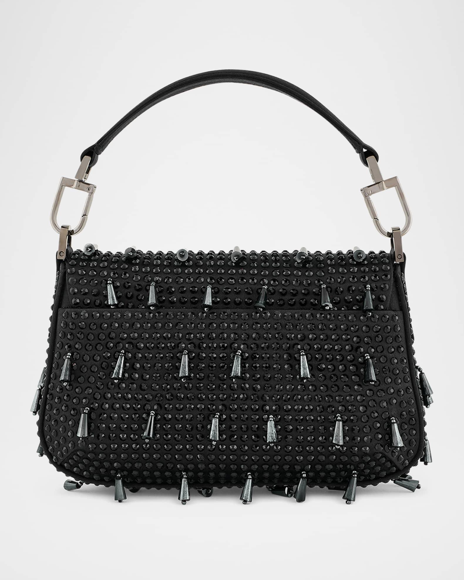 La Prima Small Beaded Top-Handle Bag Product Image