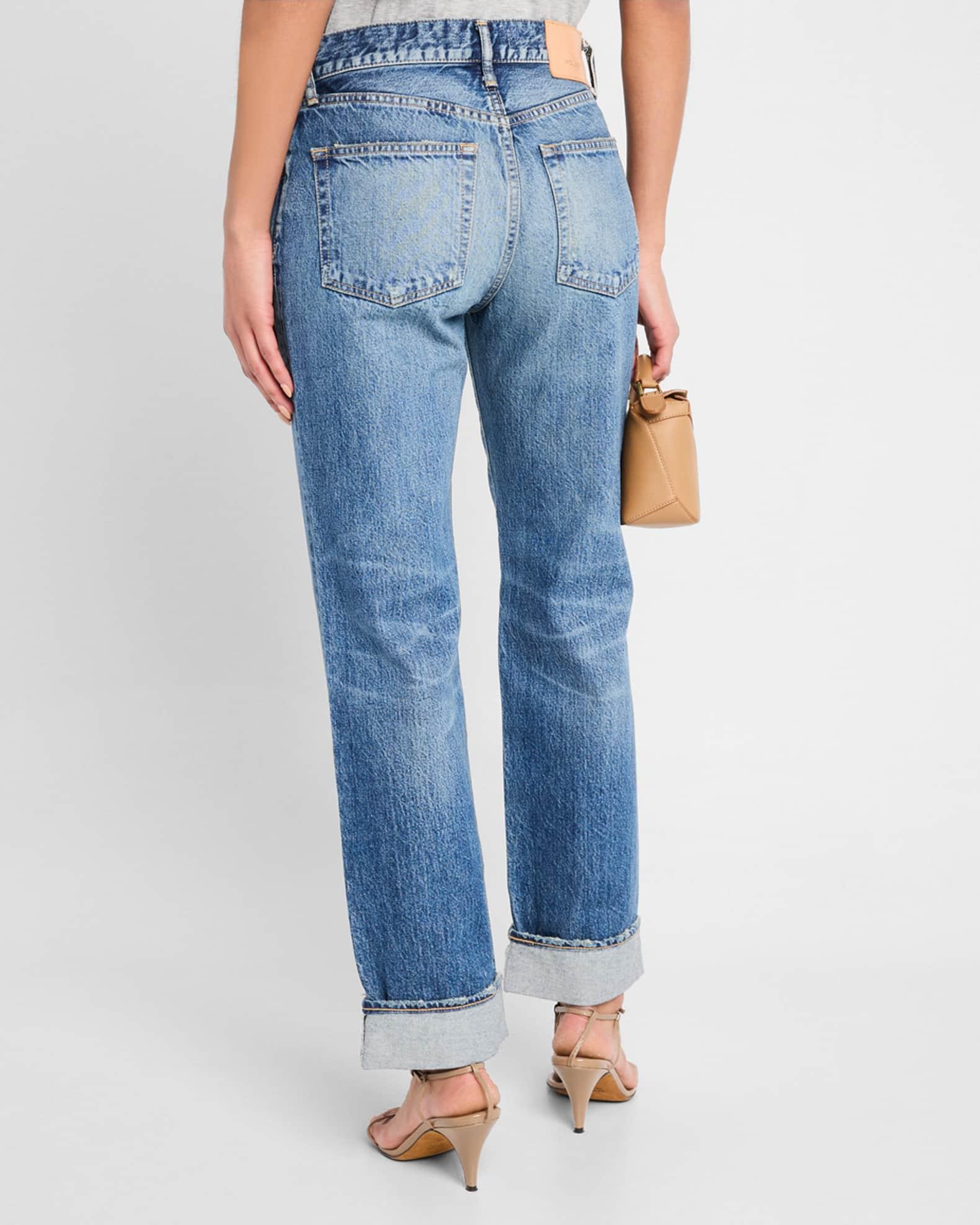 Aquebogue Straight Cuffed Jeans Product Image