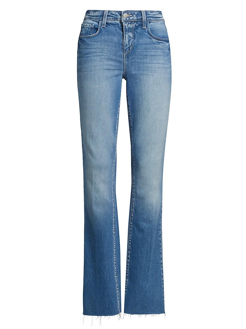 Womens Ruth High-Rise Straight Jeans Product Image