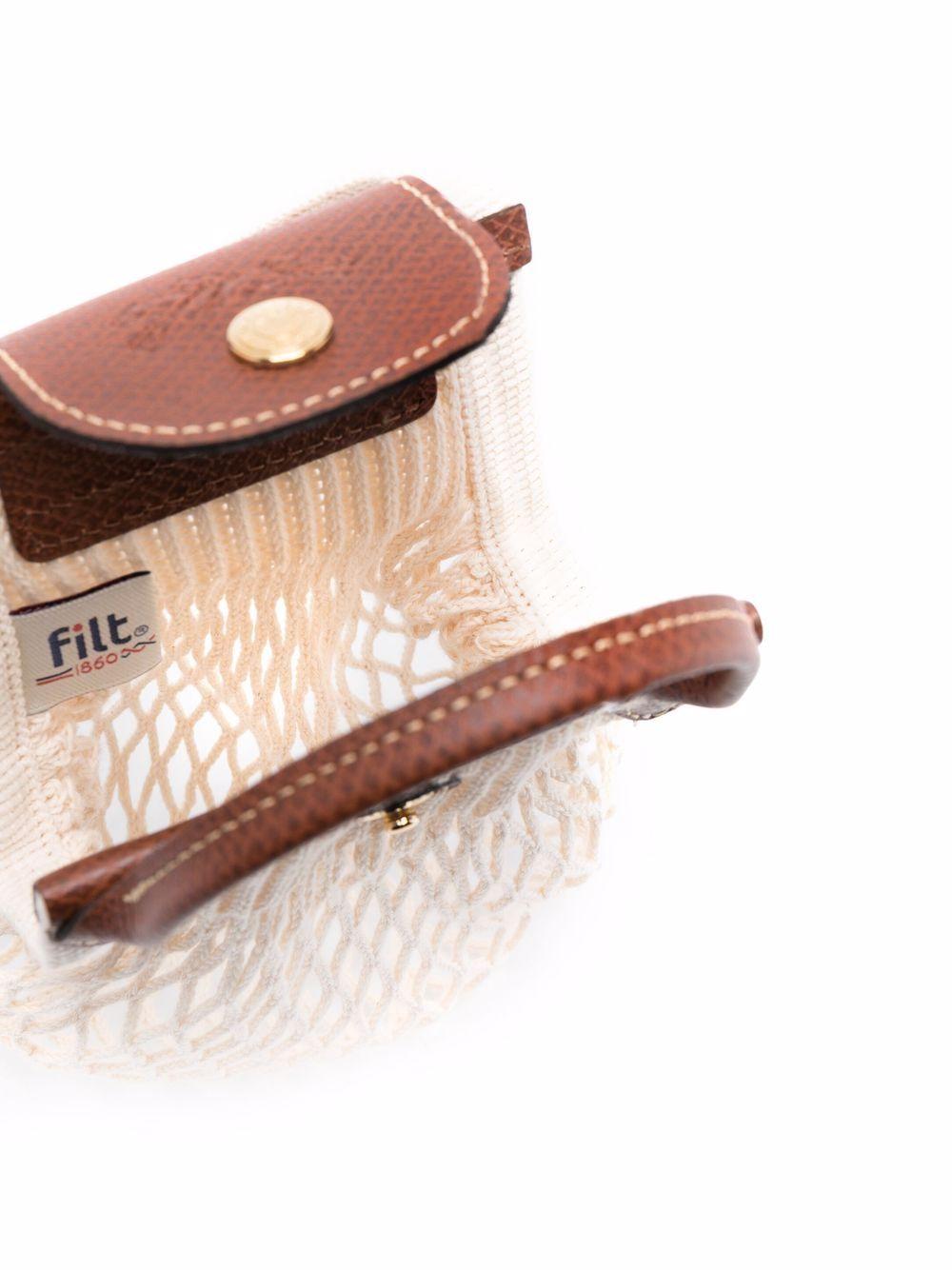 Le Pliage Filet knitted mesh cross-body bag Product Image