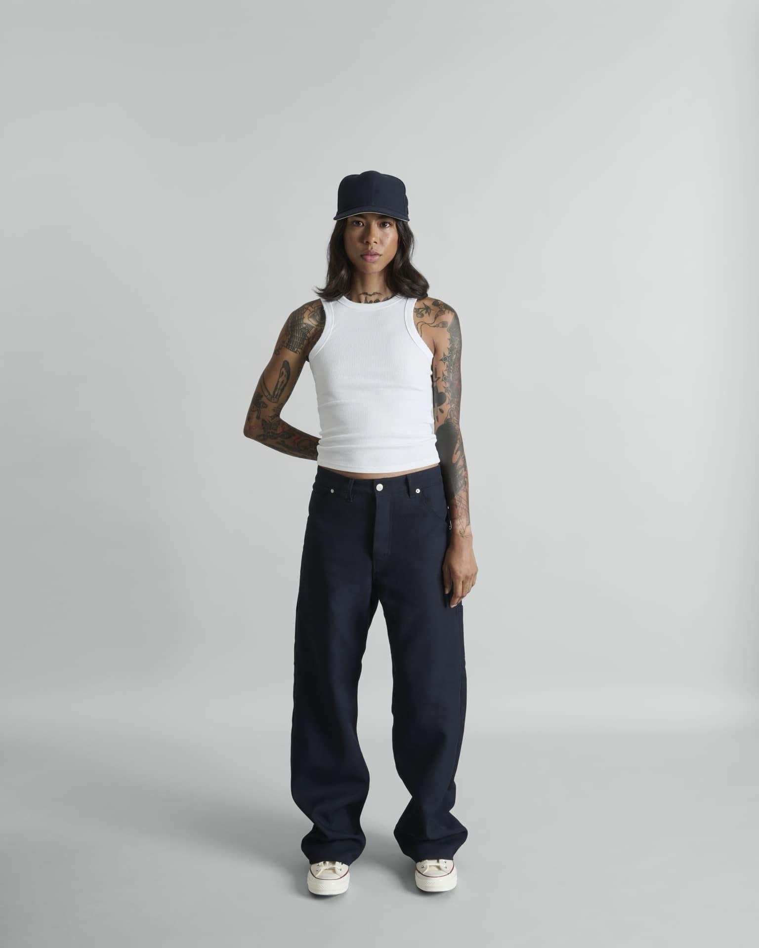Ellicott Navy Carpenter Pants Male Product Image