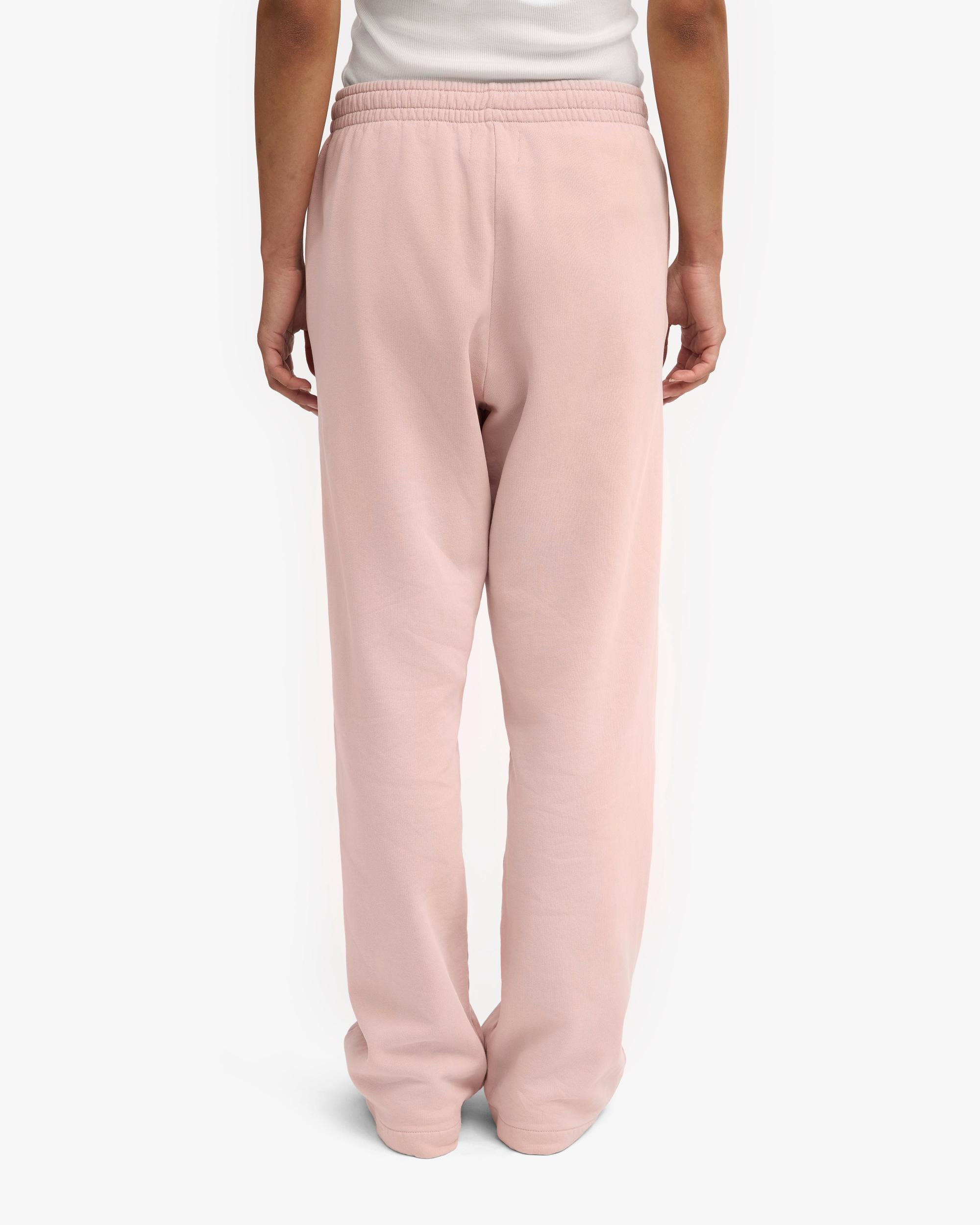 Organic Straight Leg Sweatpants - Faded Pink Product Image