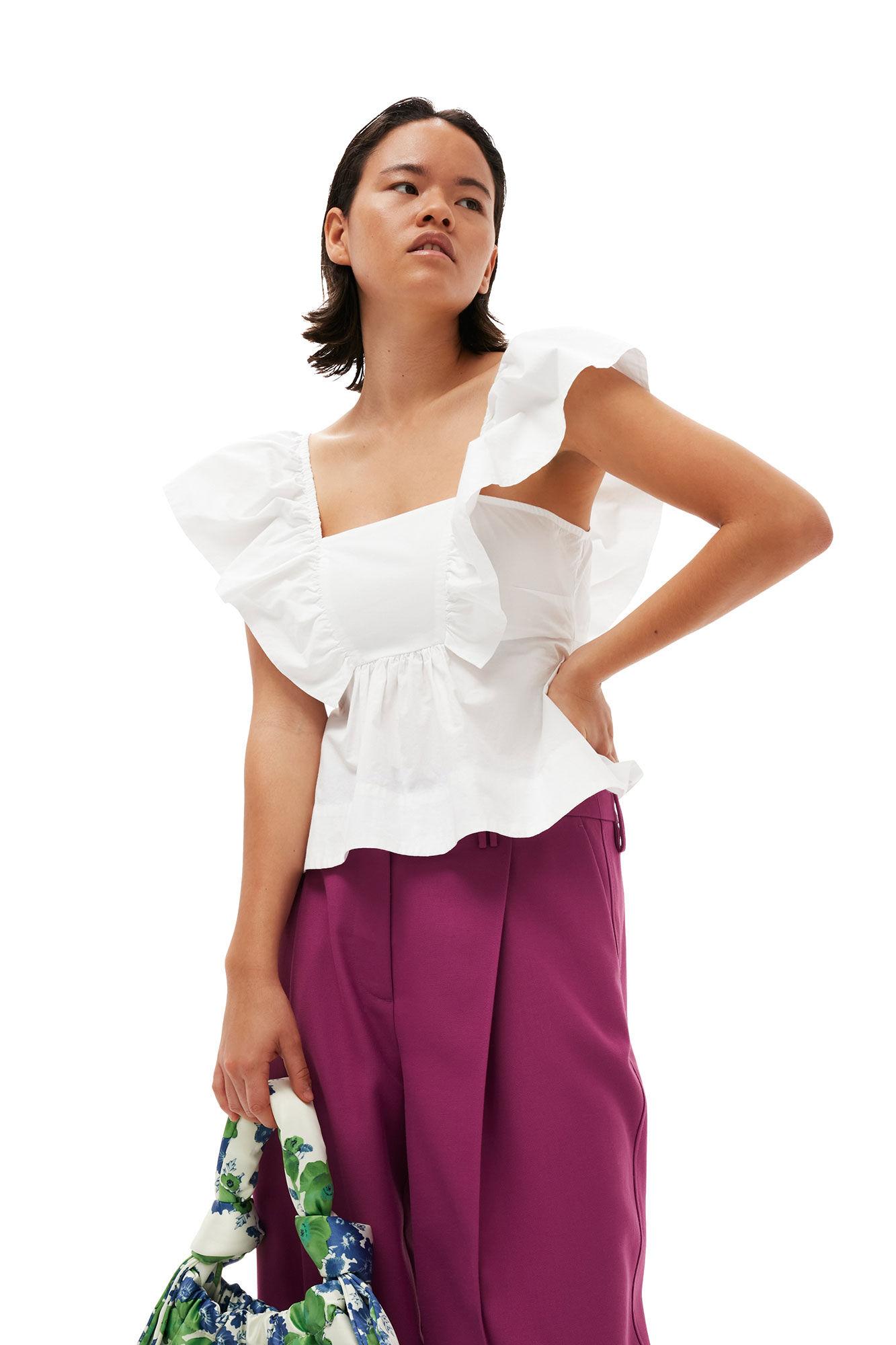 Summer Suiting Relaxed Pleated Pants Product Image