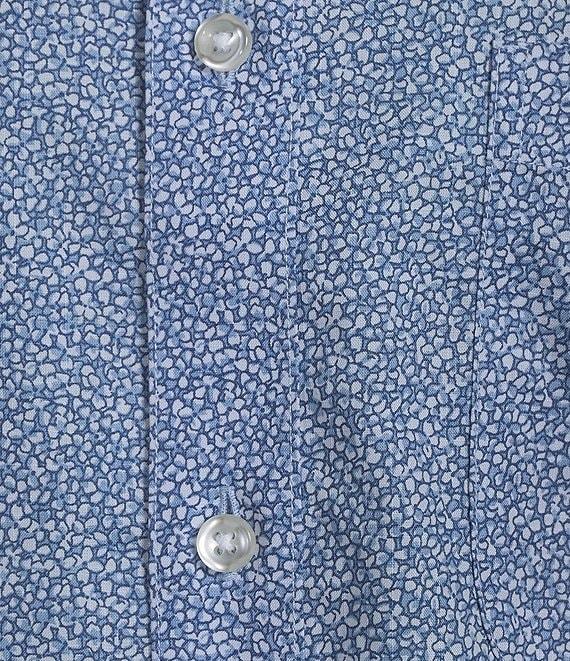 Gold Label Roundtree & Yorke Full Fit Non-Iron Micro Floral Short Sleeve Sport Shirt Product Image