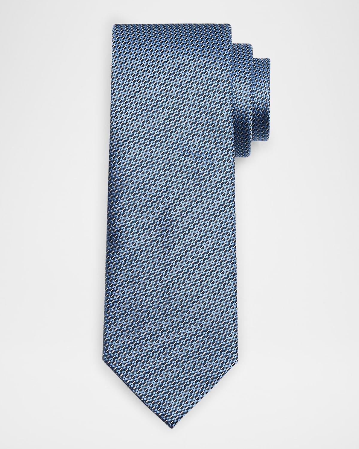 Mens Micro-Woven Silk Tie Product Image