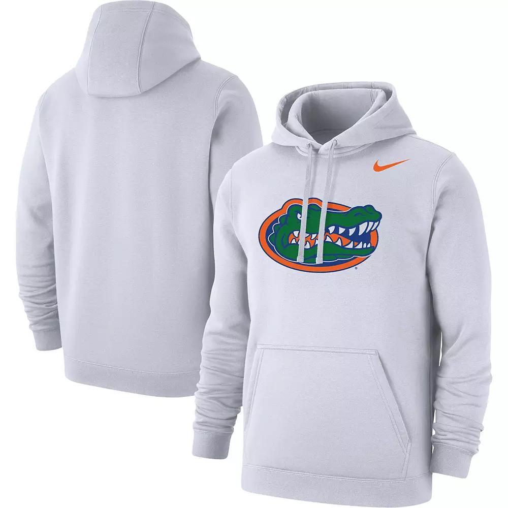 Men's Nike White Florida Gators Logo Club Pullover Hoodie, Size: 2XL Product Image