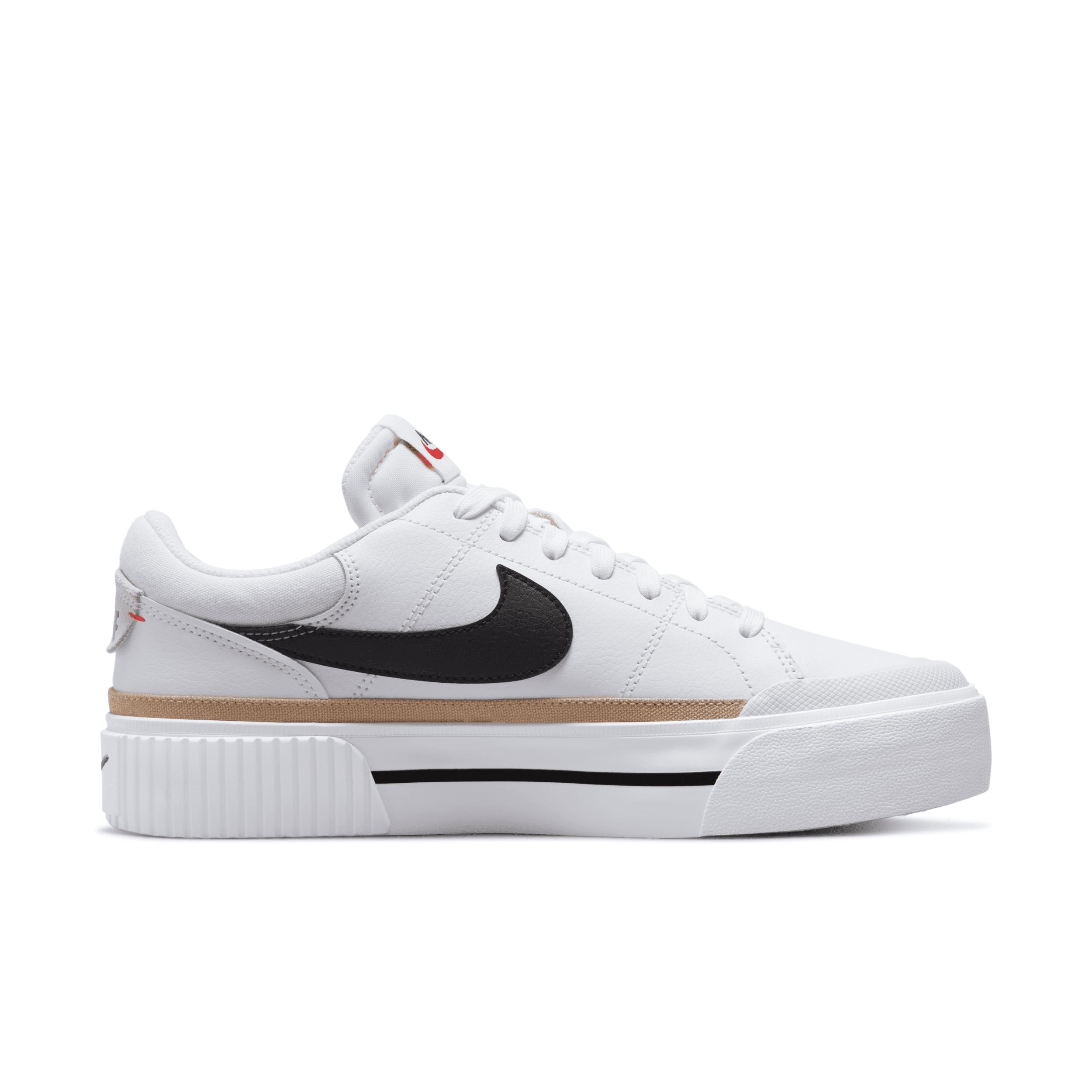 Nike Womens Court Legacy Lift Shoes | DM7590-100 Product Image