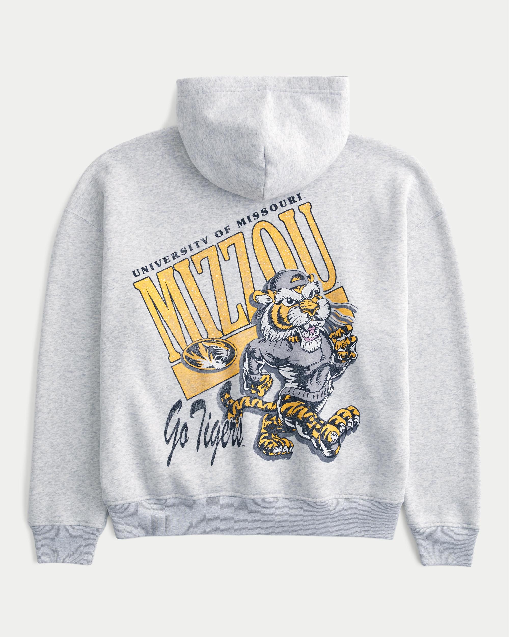 Boxy UConn Graphic Hoodie Product Image