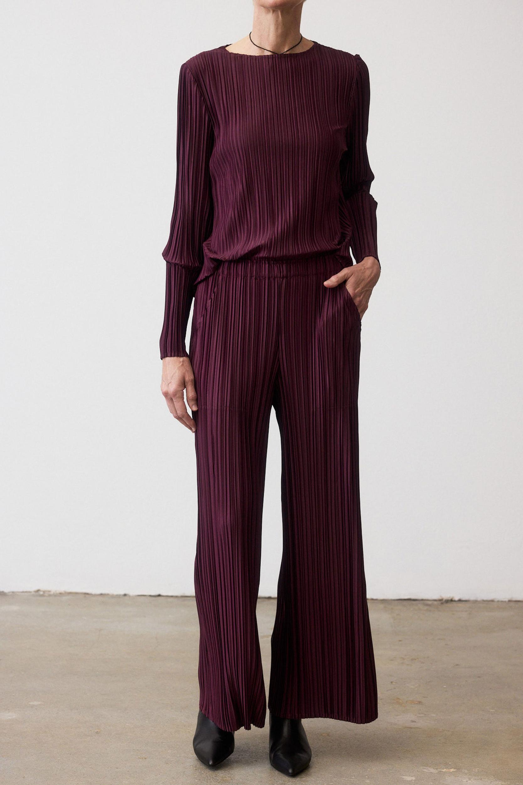 Relaxed Pleated Pants Product Image