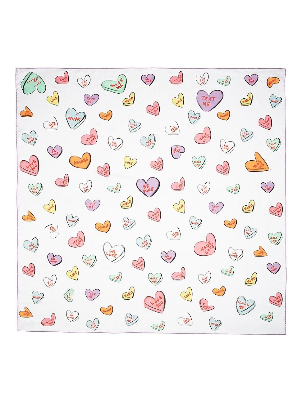 Love Hearts Silk Scarf Product Image
