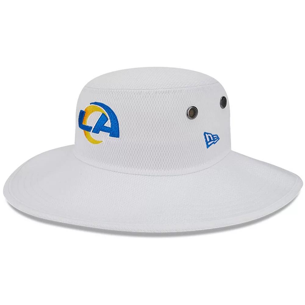 Men's New Era White Los Angeles Rams 2023 NFL Training Camp Panama Bucket Hat Product Image