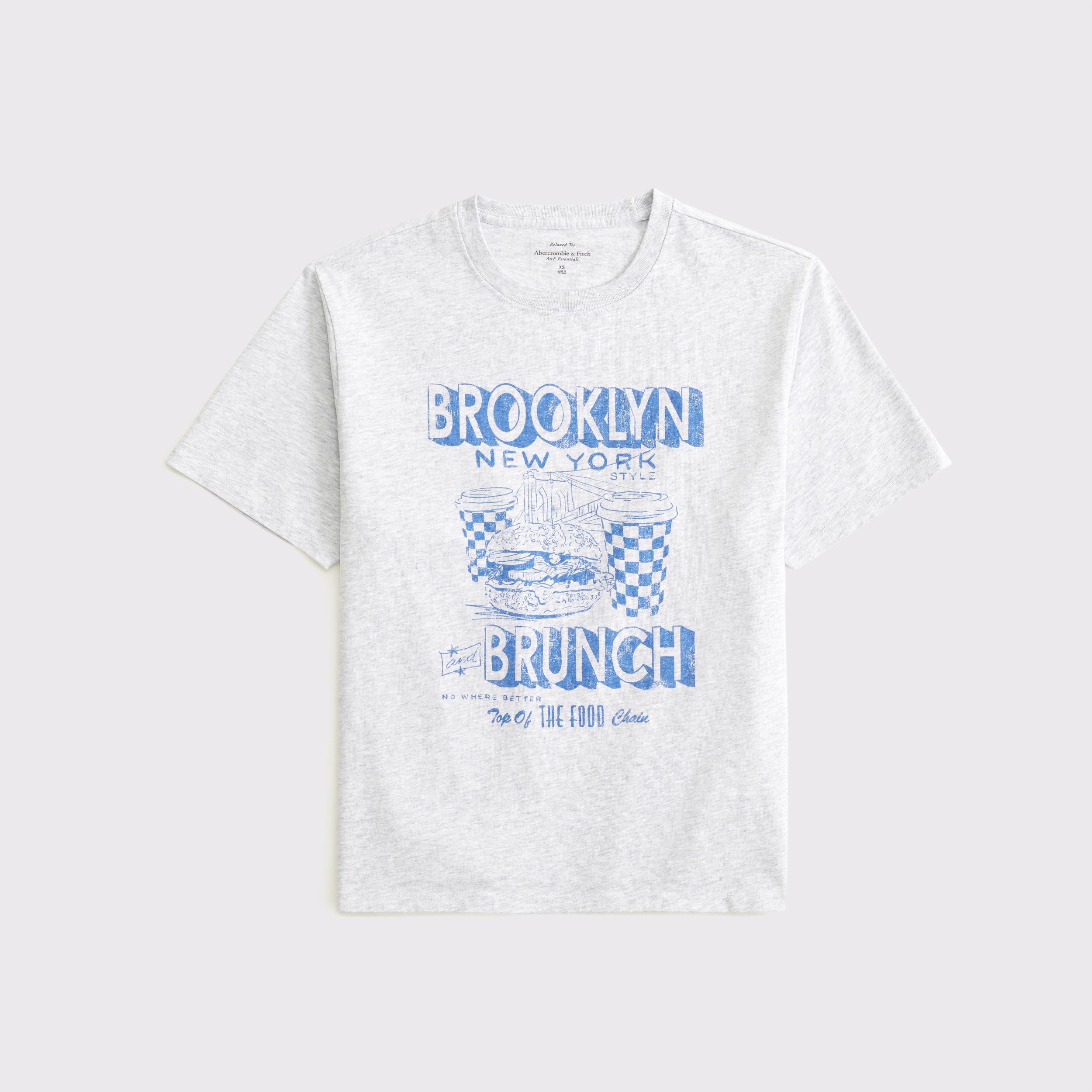 Short-Sleeve Brooklyn Brunch Graphic Relaxed Tee Product Image