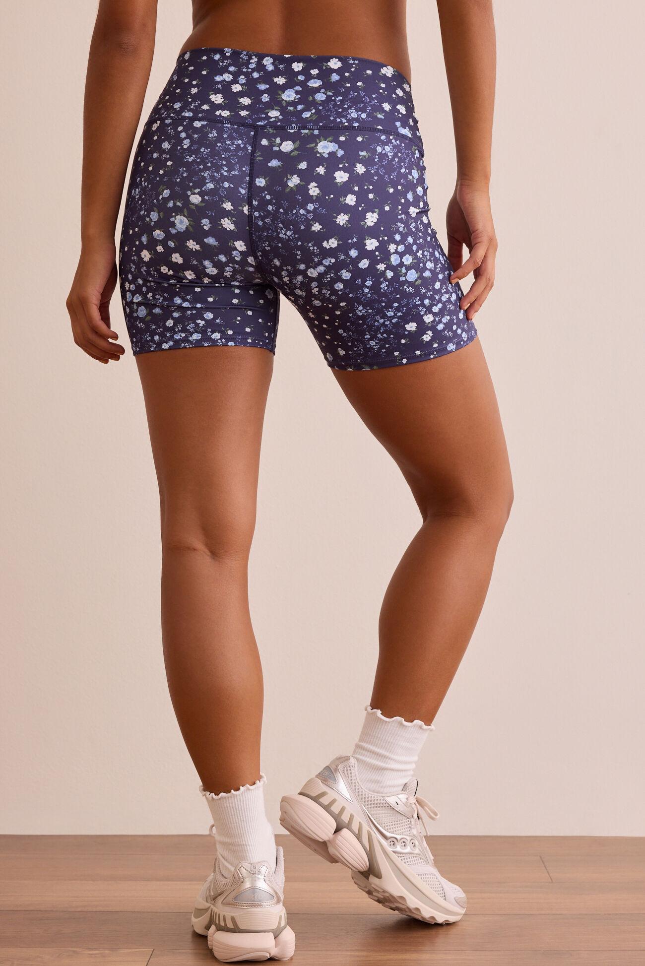 Midnight Floral Bike Shorts Product Image