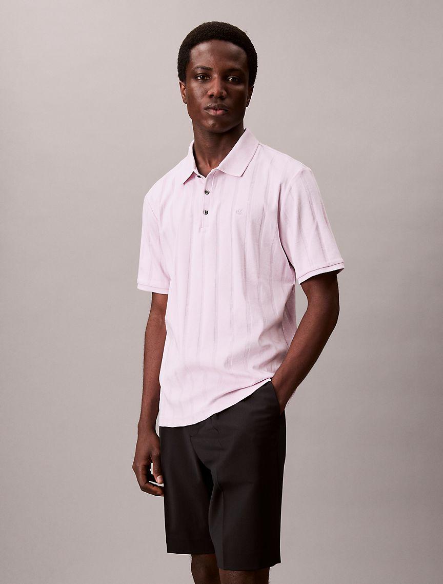 Variegated Rib Classic Polo Shirt  Product Image