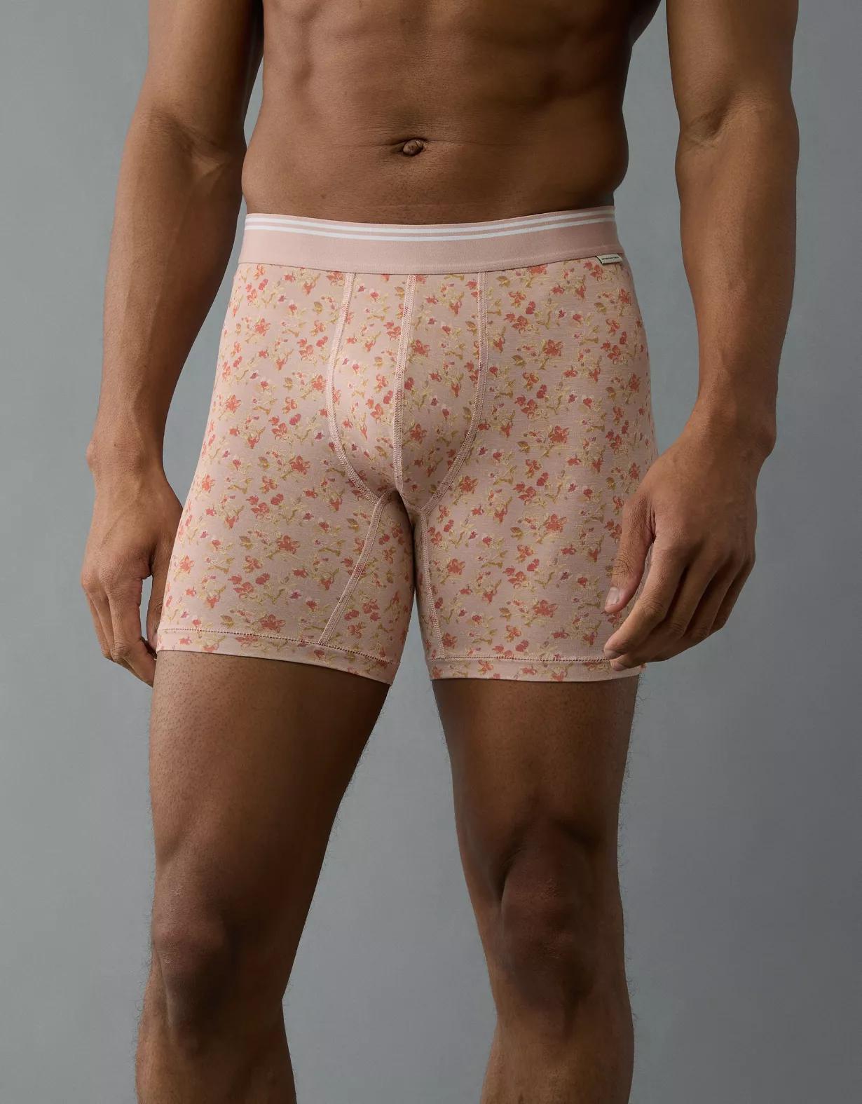 AEO Men's Floral 6" Ultra Soft Boxer Brief Product Image