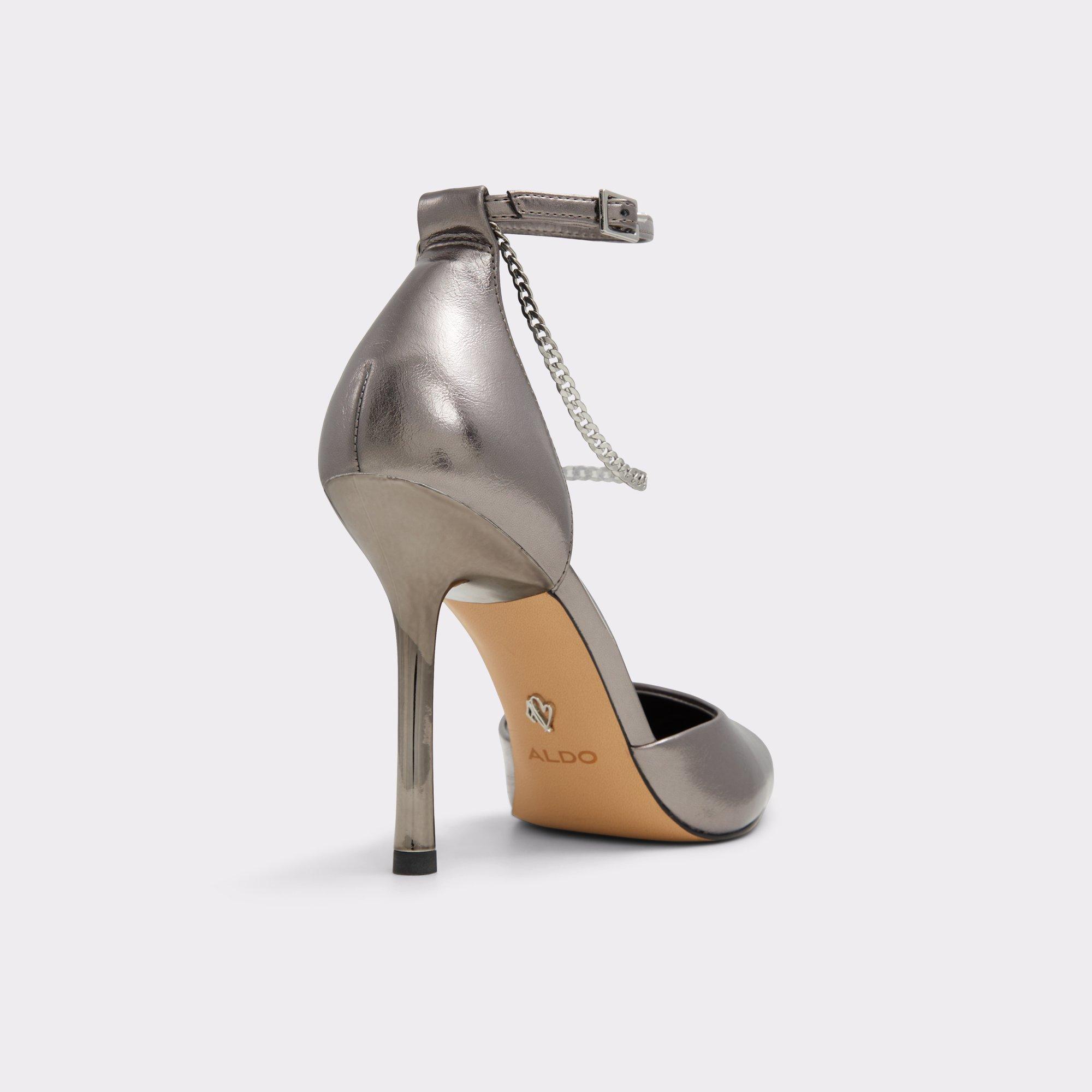 Aurelina Grey Women's Strappy Heels | ALDO US Product Image