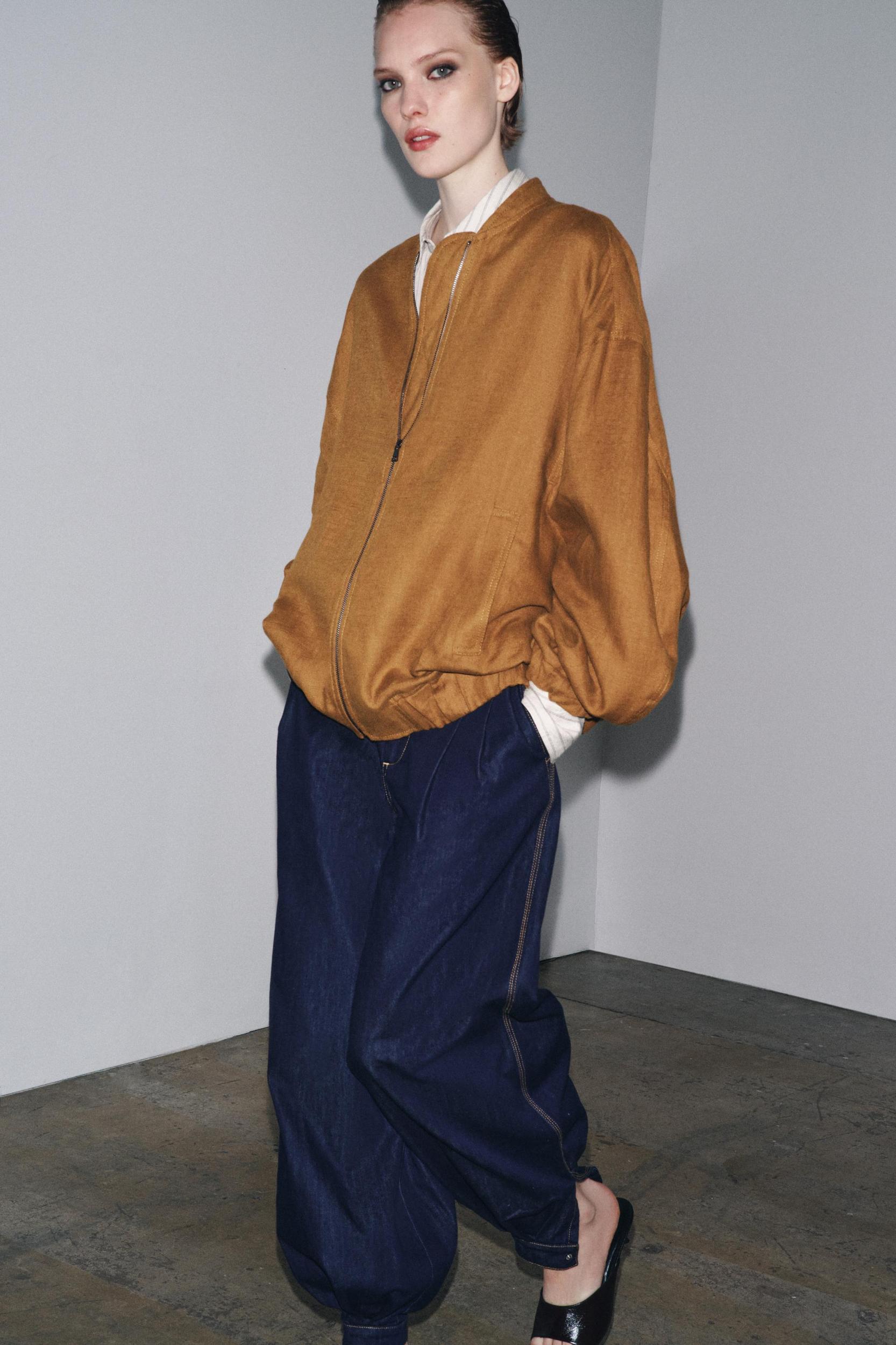 ZW COLLECTION OVERSIZED LINEN JACKET Product Image