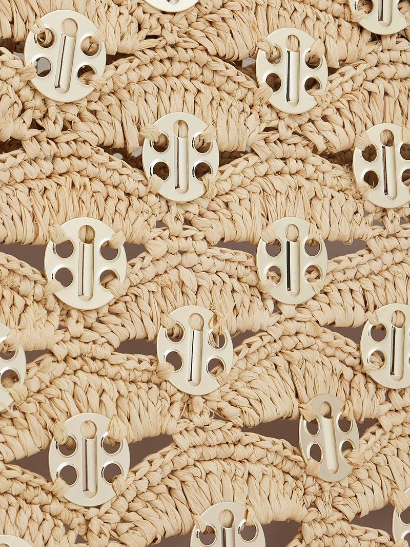 BEIGE TOTE BAG IN RAFFIA Product Image