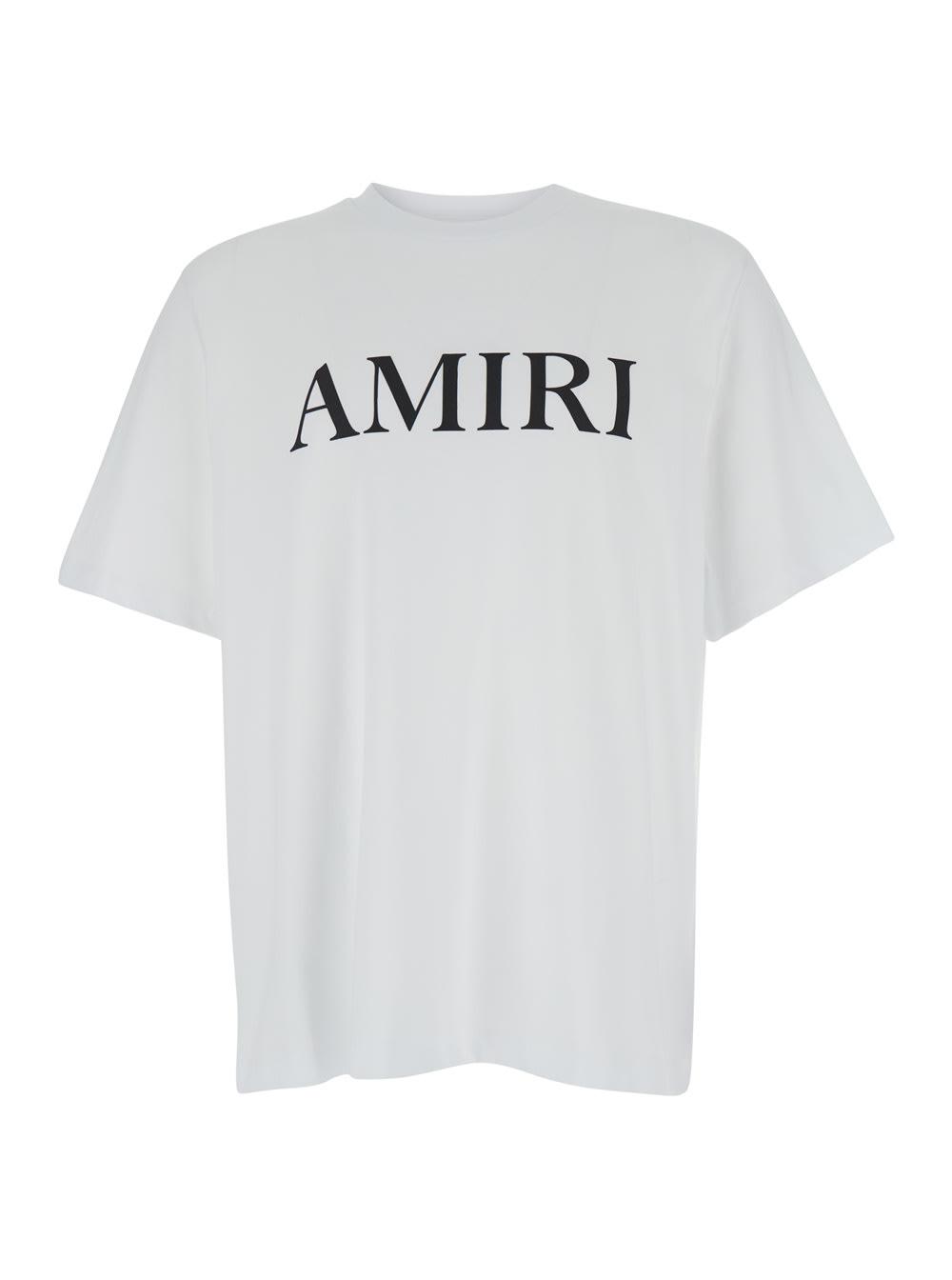 White Printed Core Logo T-Shirt Product Image