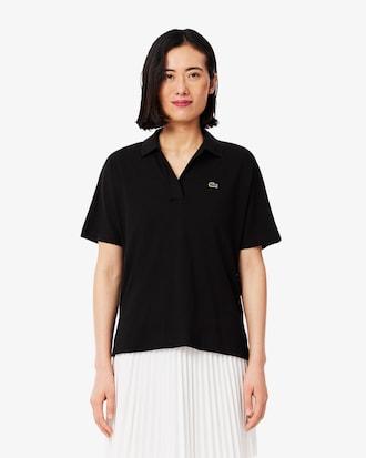 Relaxed Fit Fluid Piqué Polo Shirt Product Image