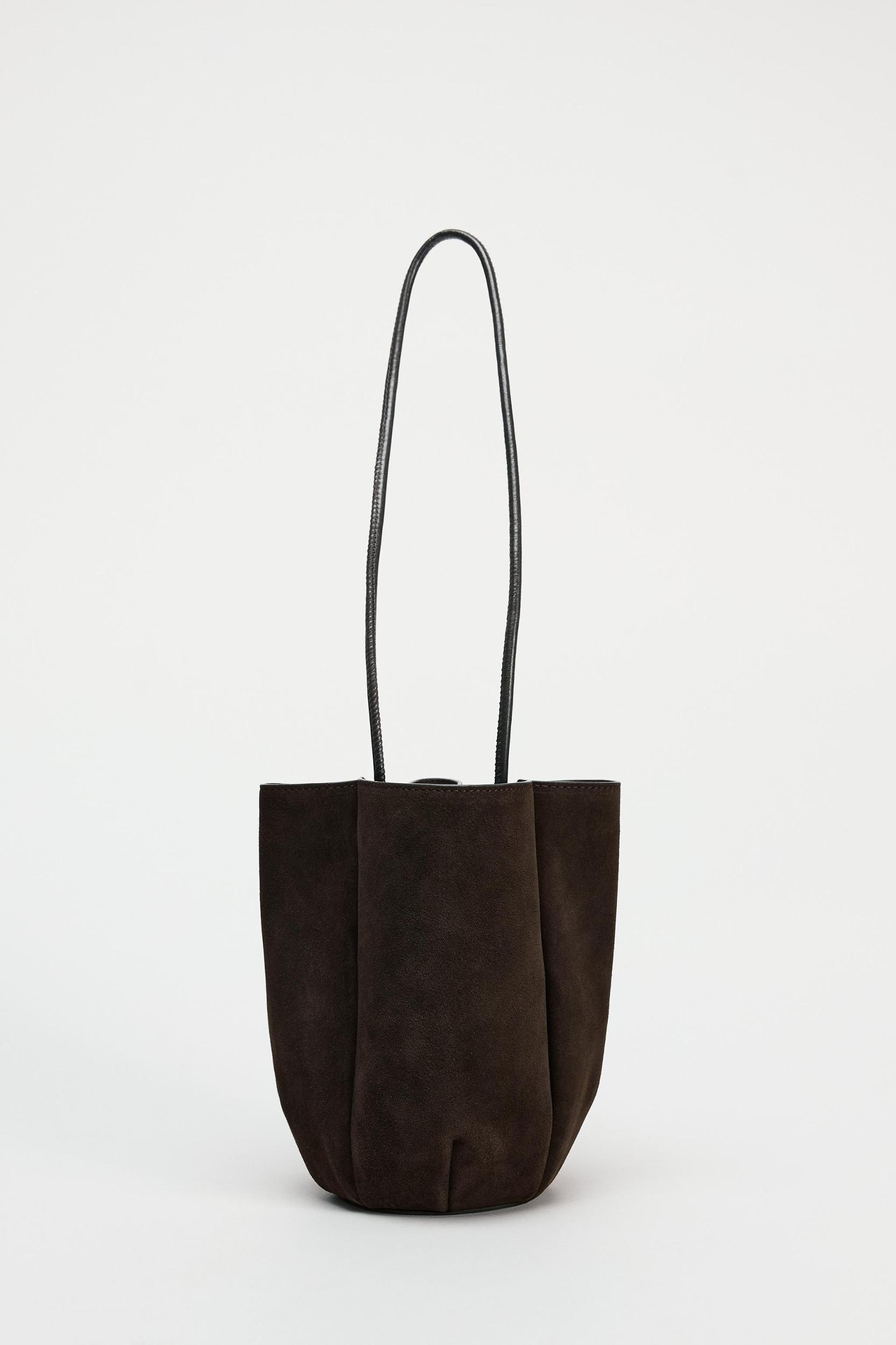 MINI LEATHER BUCKET BAG Product Image