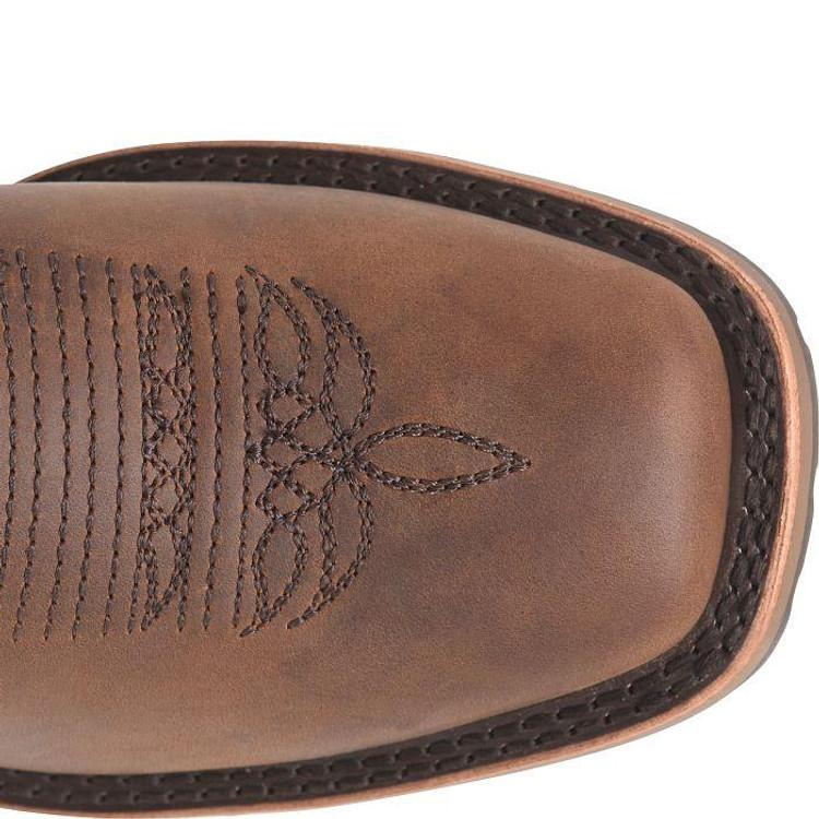 SALE Double H® Men's Brown Fairview 10" Square Toe Stockman Boots Product Image