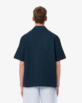 Relaxed Fit Waffle Texture Shirt Product Image