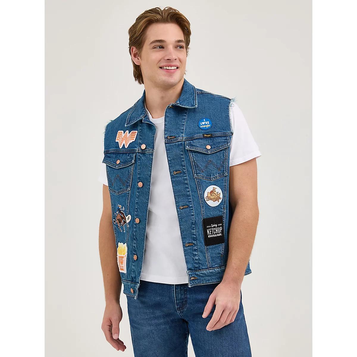 Wrangler x Whataburger Men's Cut-Off Vest in Rodeo Dust Fade Product Image