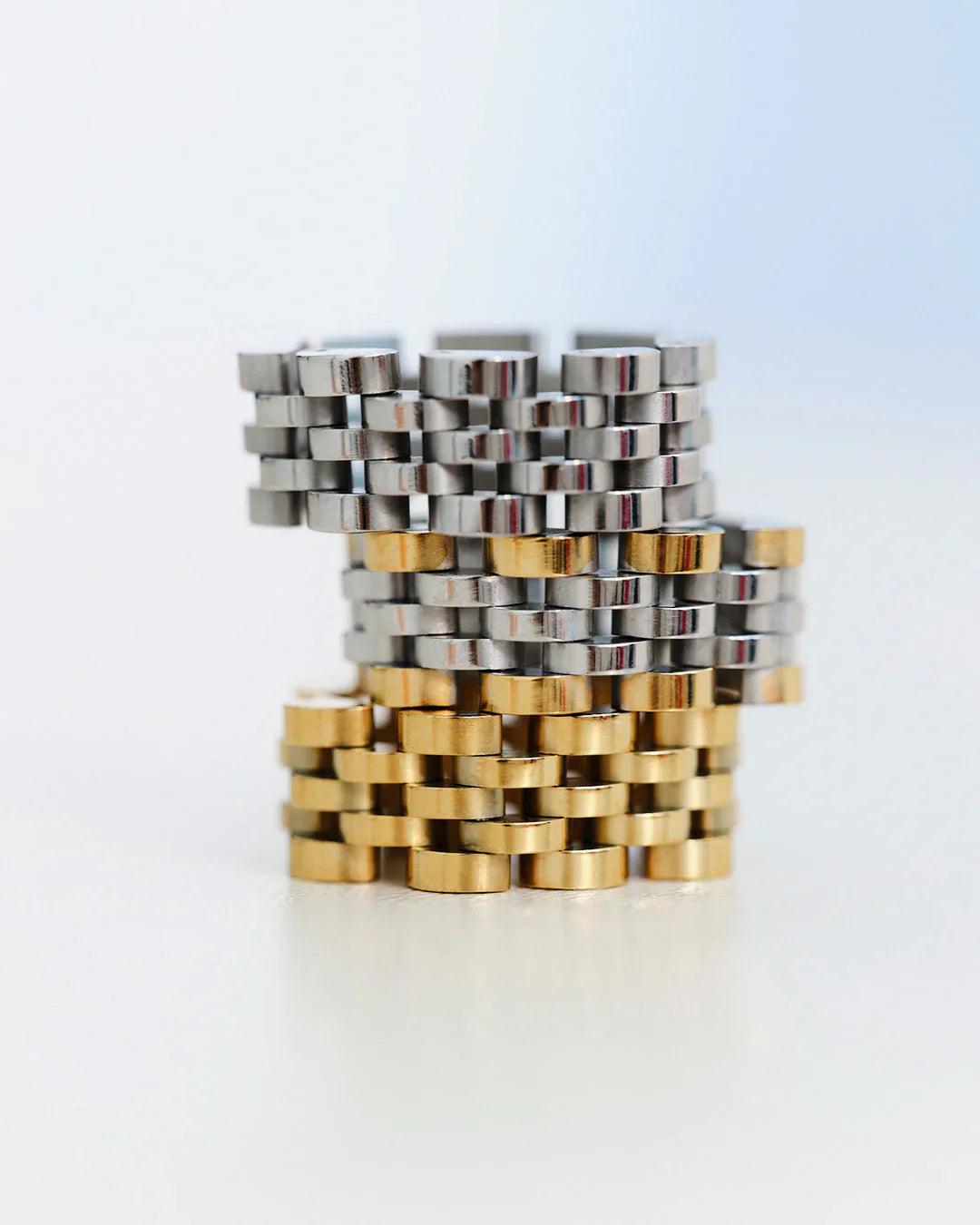 LUV AJ | The Timepiece Ring | Gold Product Image