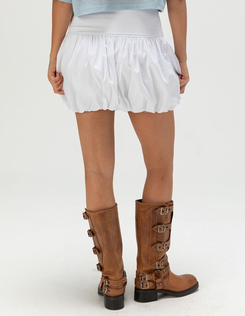 RSQ Womens Bubble Mini Skirt - WHITE Product Image