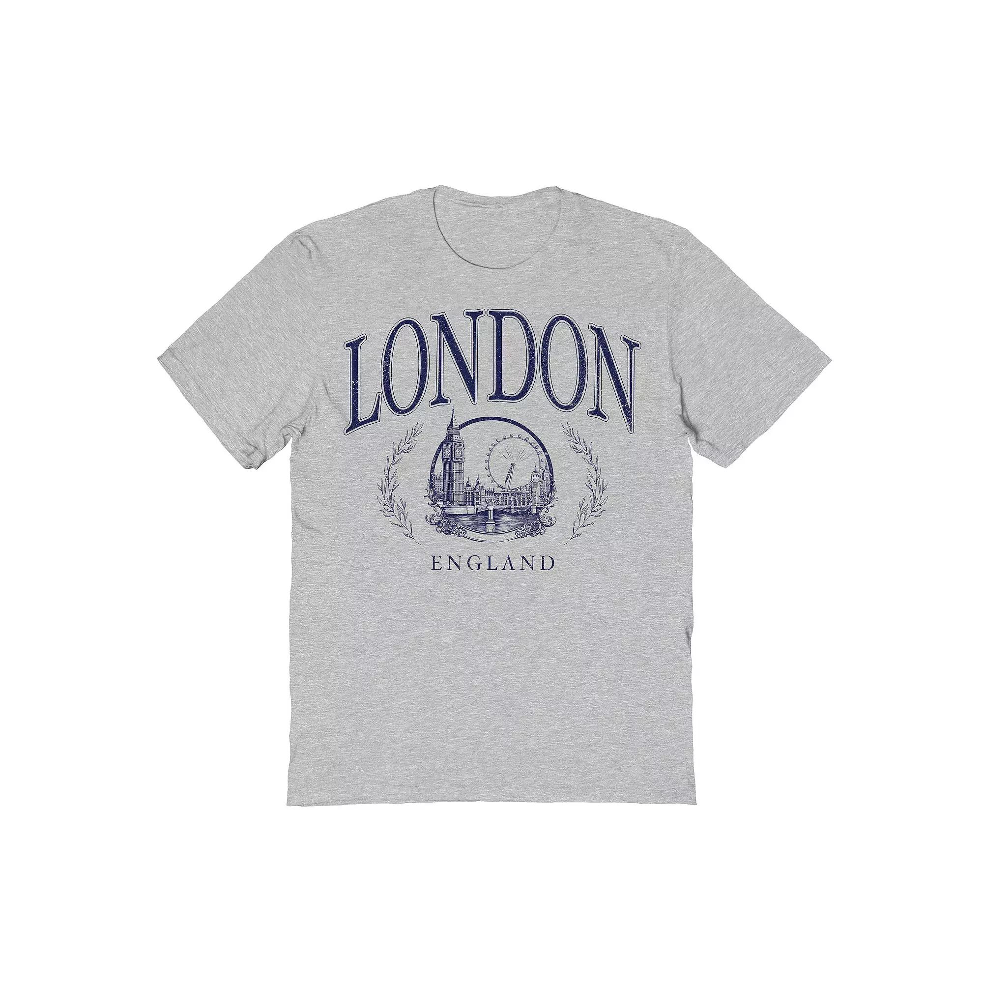Men's London Blue Graphic Tee,  Product Image