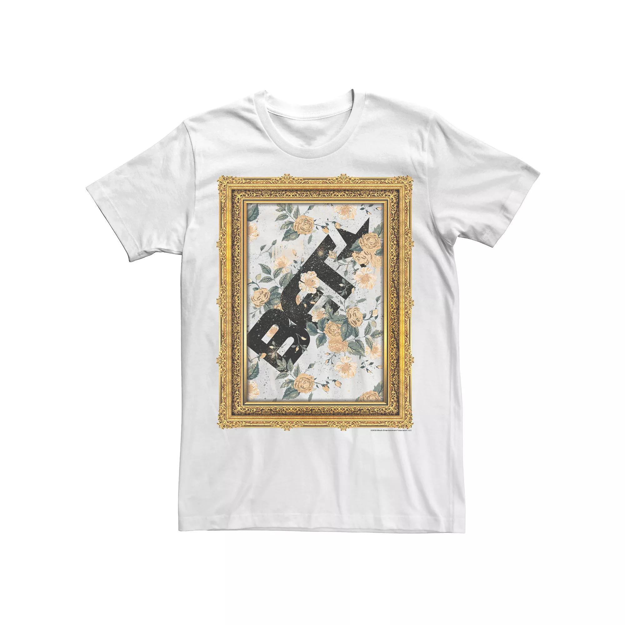 Men's BET Flower Power Frame Tee, Size: Small, White Product Image