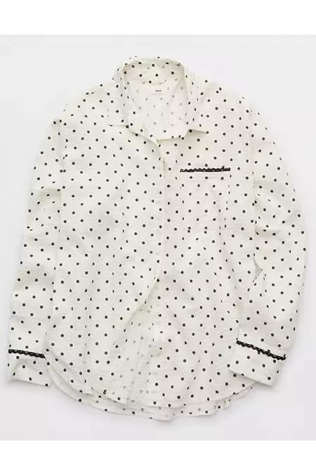Aerie Seersucker Pajama Shirt Women's Product Image
