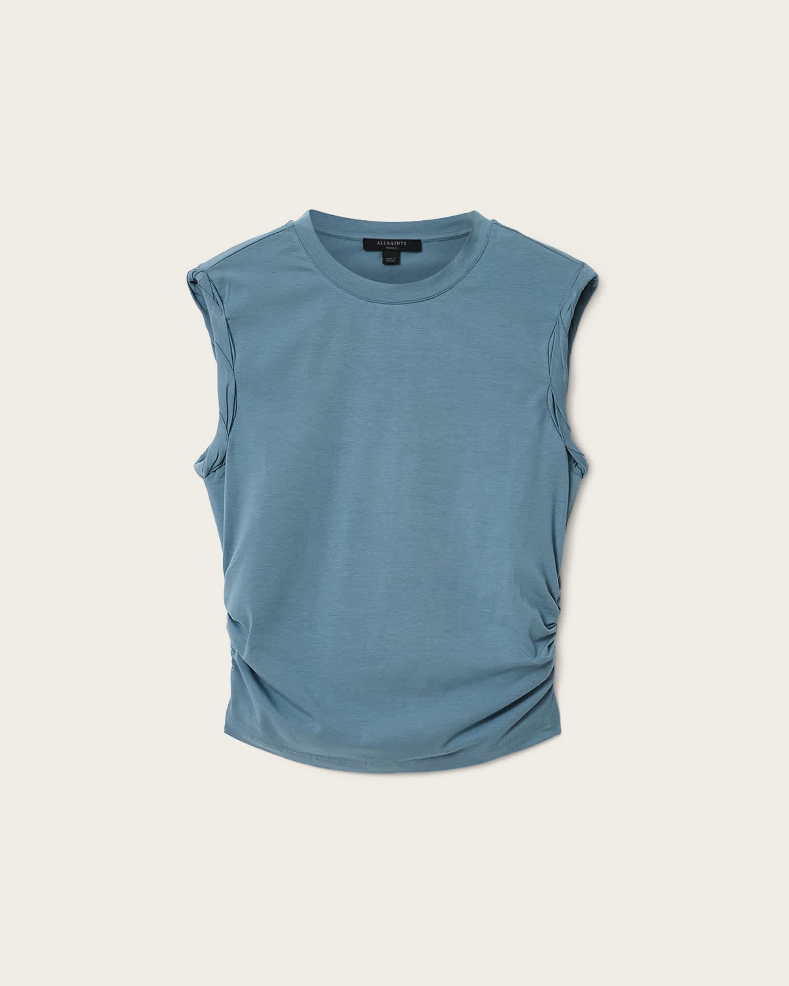West Sleeveless Tank Top CAPTAIN BLUE | ALLSAINTS US Product Image