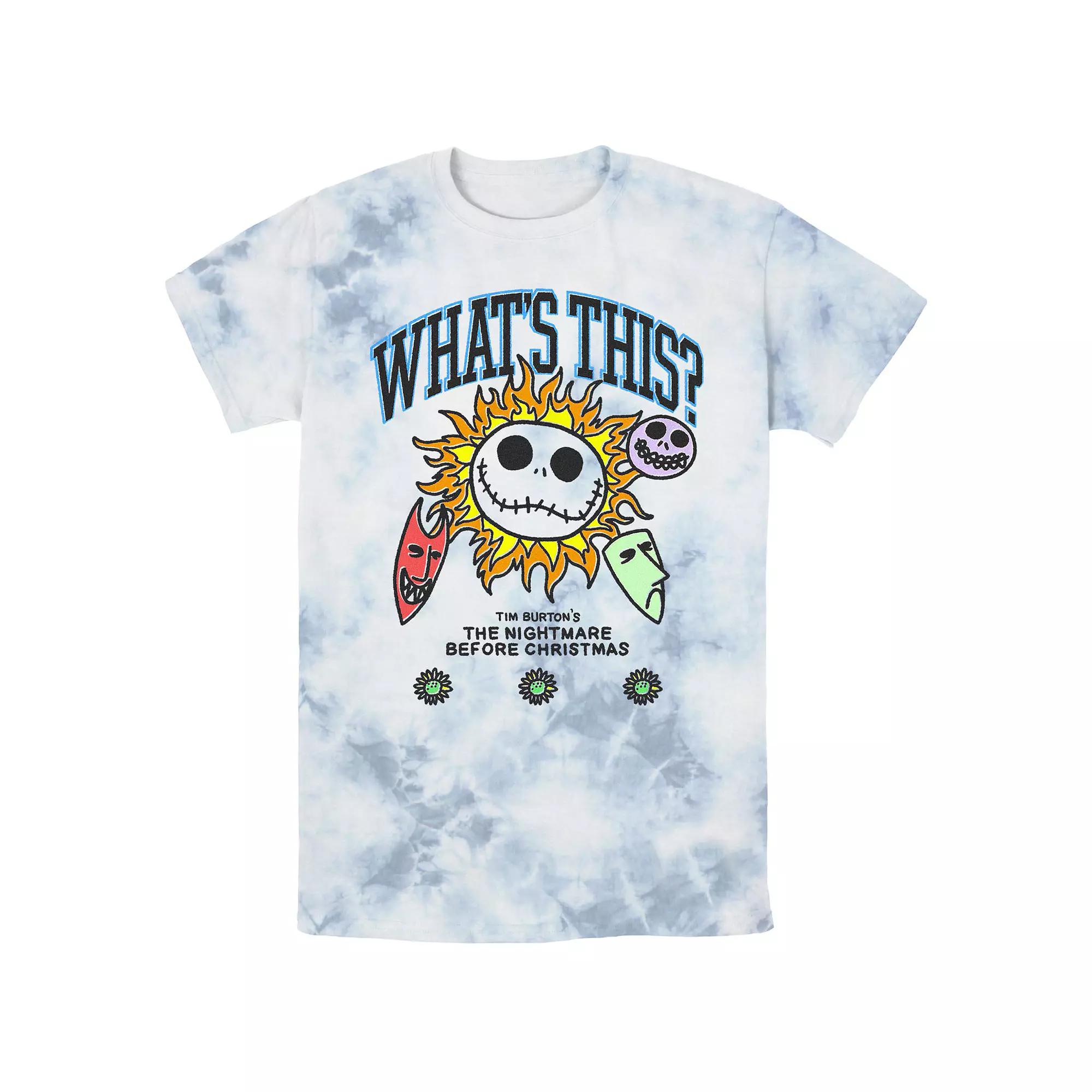 Disney's The Nightmare Before Christmas What's This? Bombard Wash Men's Graphic Tee,  Product Image