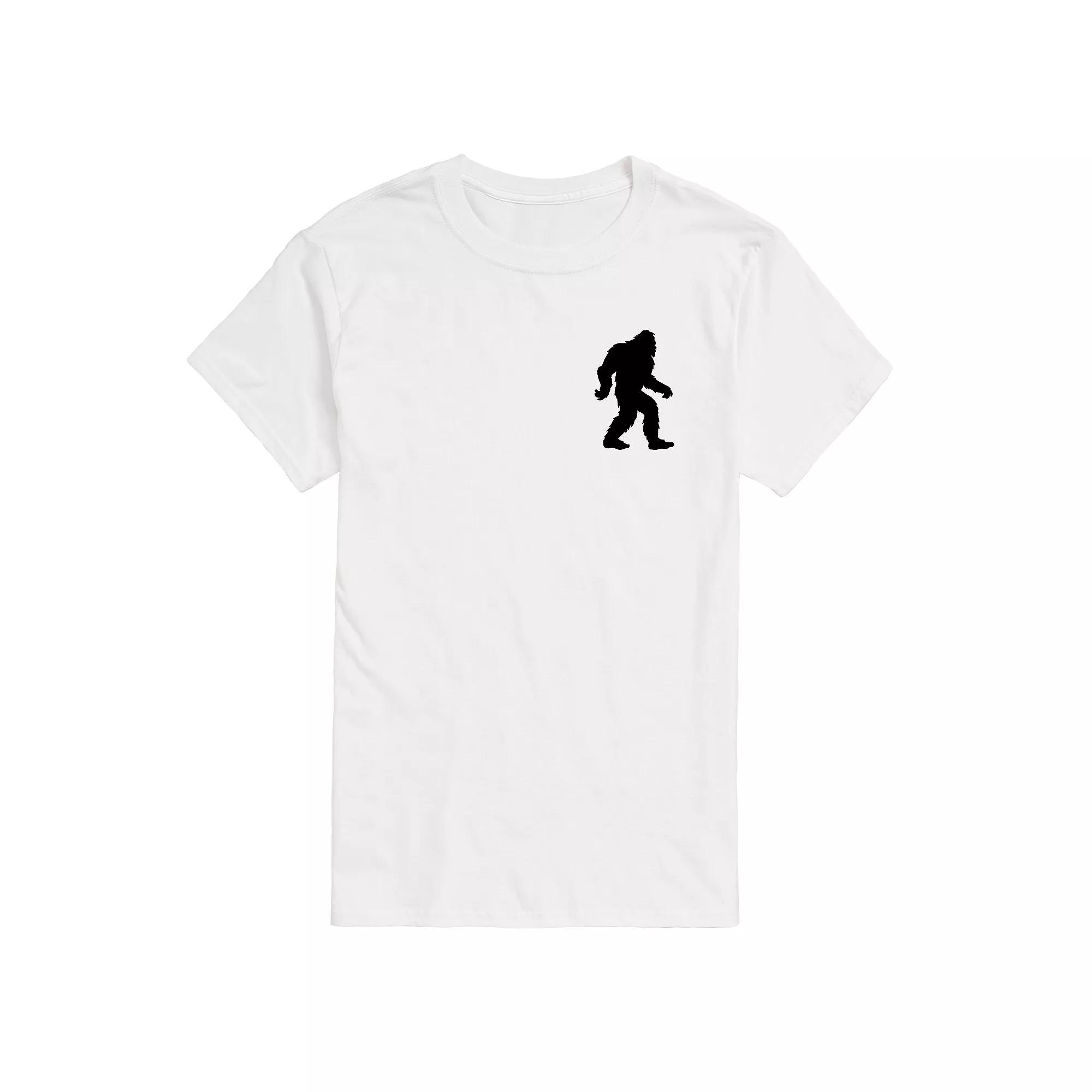 Big & Tall Sasquatch Silhouette Graphic Tee, Men's,  Product Image