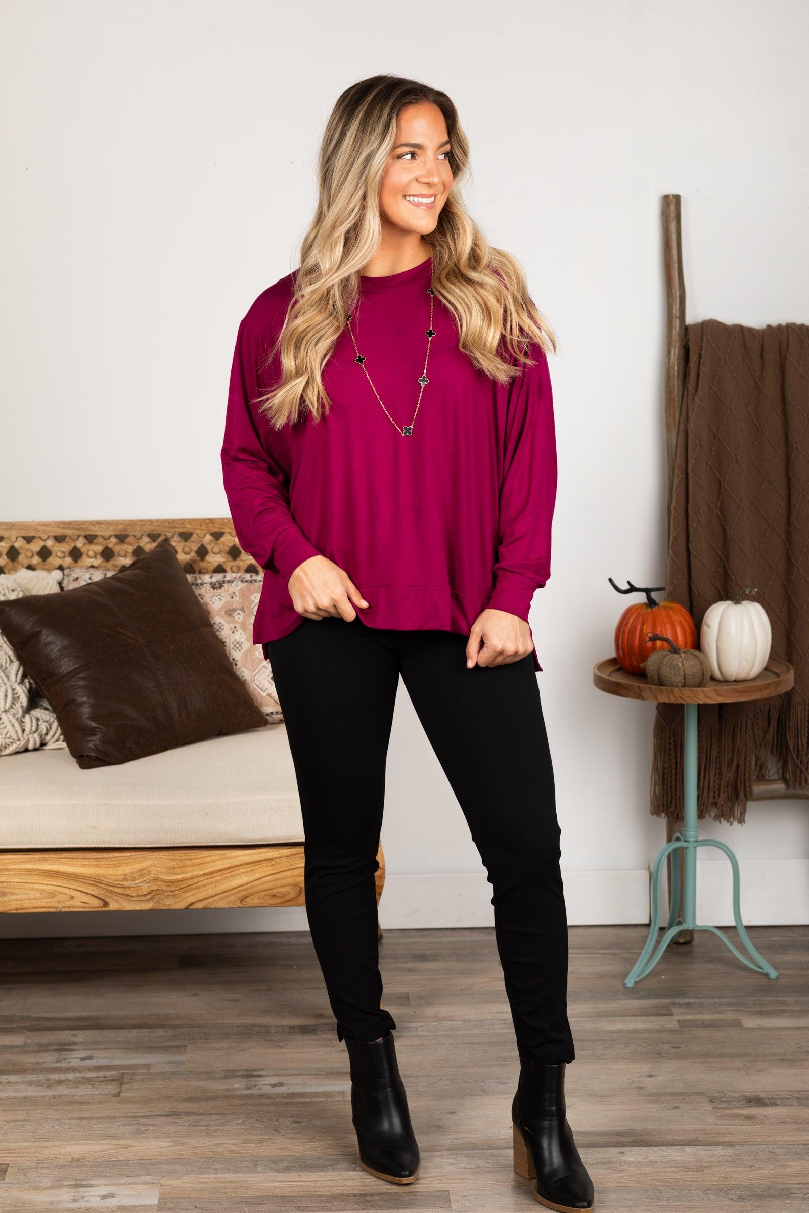 Super Soft Basic Dolman Sleeve Top Product Image