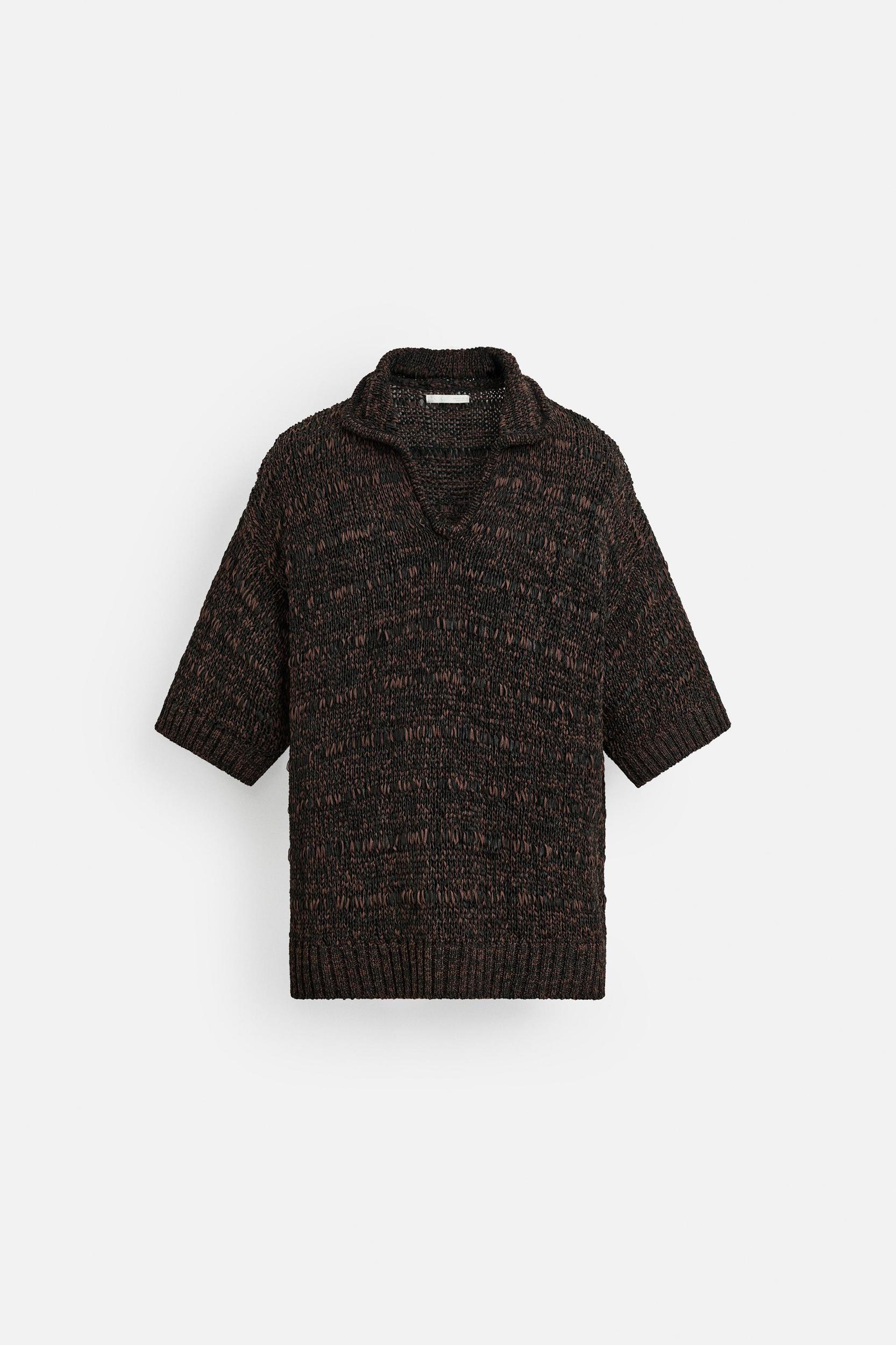 KNIT POLO SHIRT WITH CONTRAST TAPE Product Image