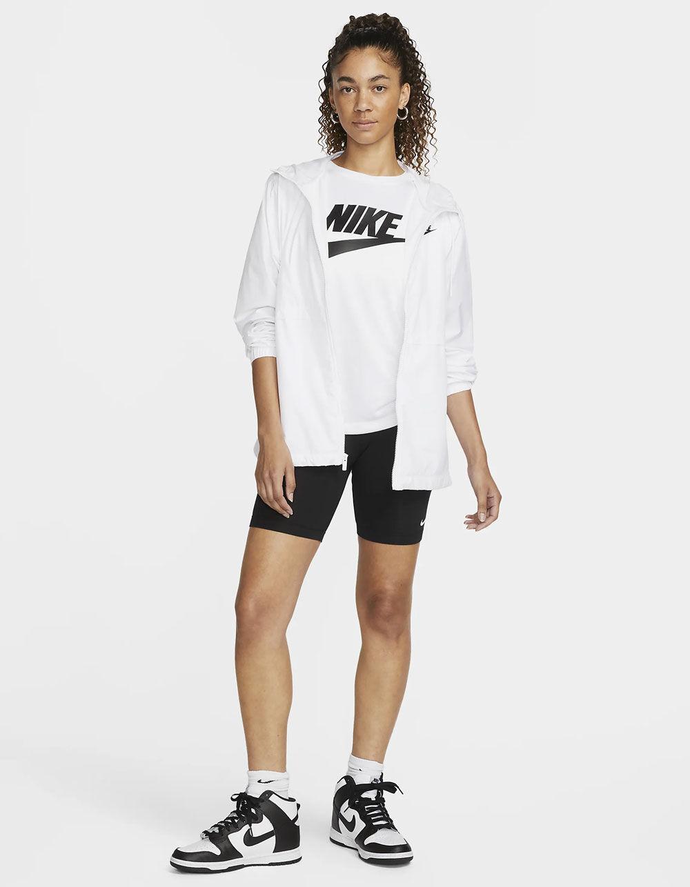 NIKE Sportswear Essential Womens Tee - WHT/BLK Product Image